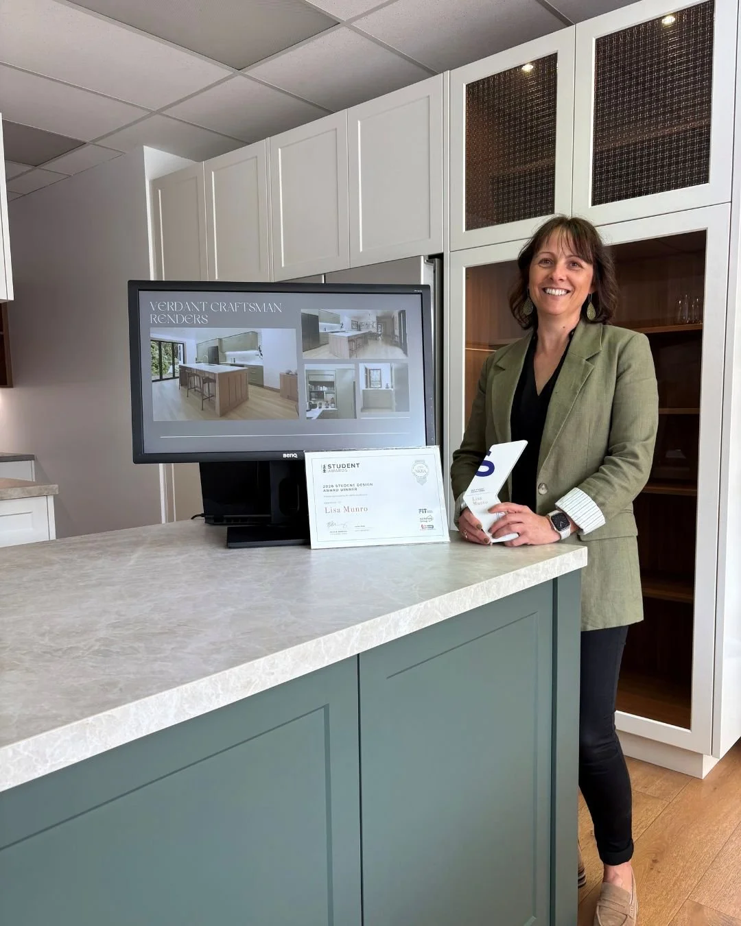 A huge congratulations to our very own Lisa Munro! 

Lisa has won the 2026 Student Design Award, and we were very proud to celebrate with her at the recent NKBA Conference and Excellence in Design Awards Gala Dinner at Auckland Museum.

It&rsquo;s a 