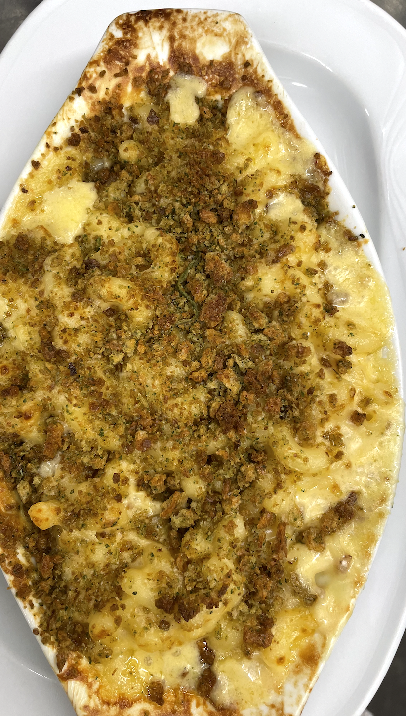 Dolly's Mac & Cheese with sage breadcrumbs