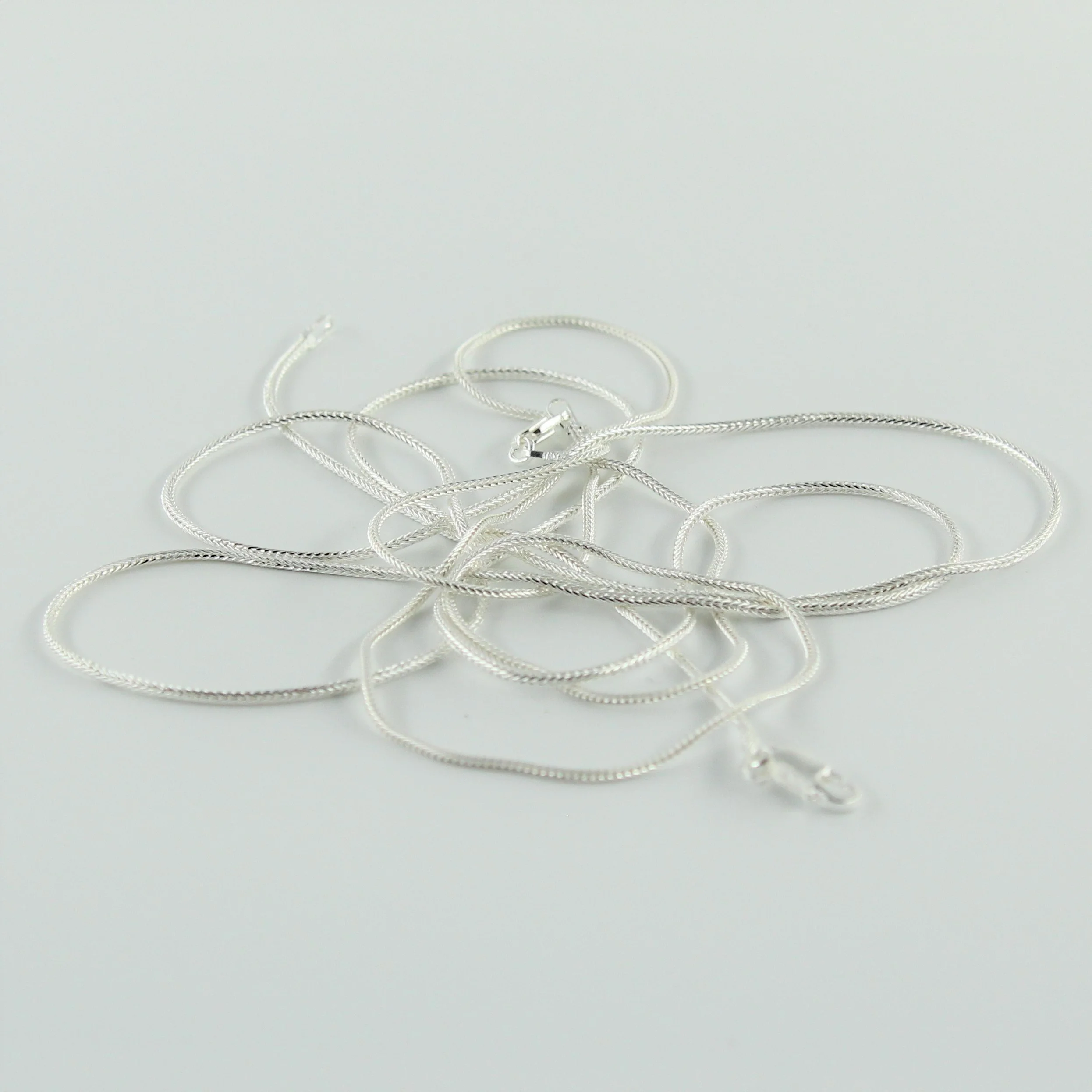 Silver Foxtail Chain