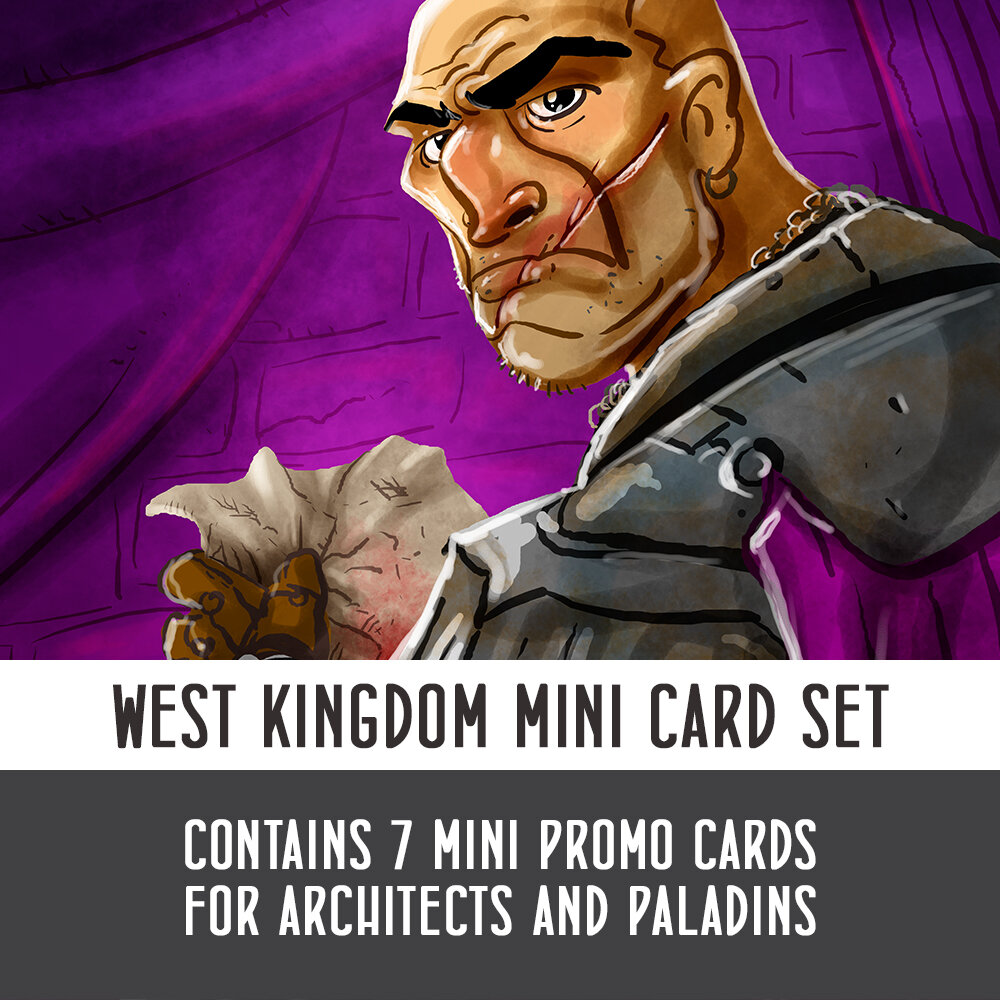 New Paladins and Architects of the West Kingdom Promo Set 7 Card Garphill Games