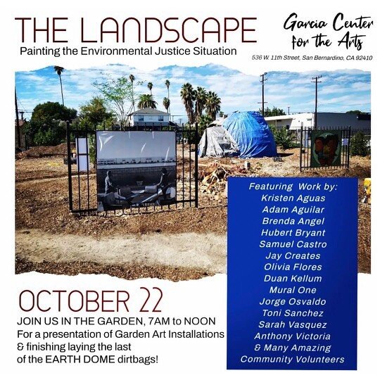 Our friends at the Garcia Center for the Arts will be finishing up the Earth Dome this Saturday. Come join us to help put the final touches and enjoy breakfast and lunch as we celebrate their huge accomplishment.