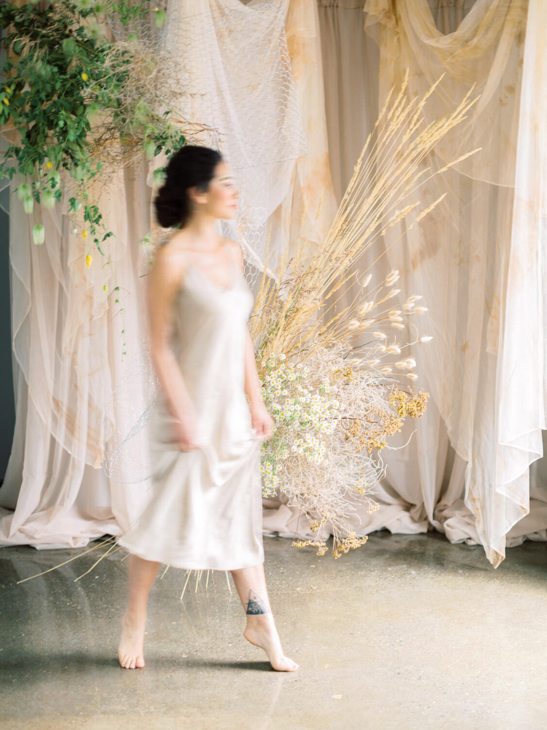  Peach Sorbet Tulle ・  Maricle Kang Photography  ・  Jacqueline Rae  ・  Fall for Florals  