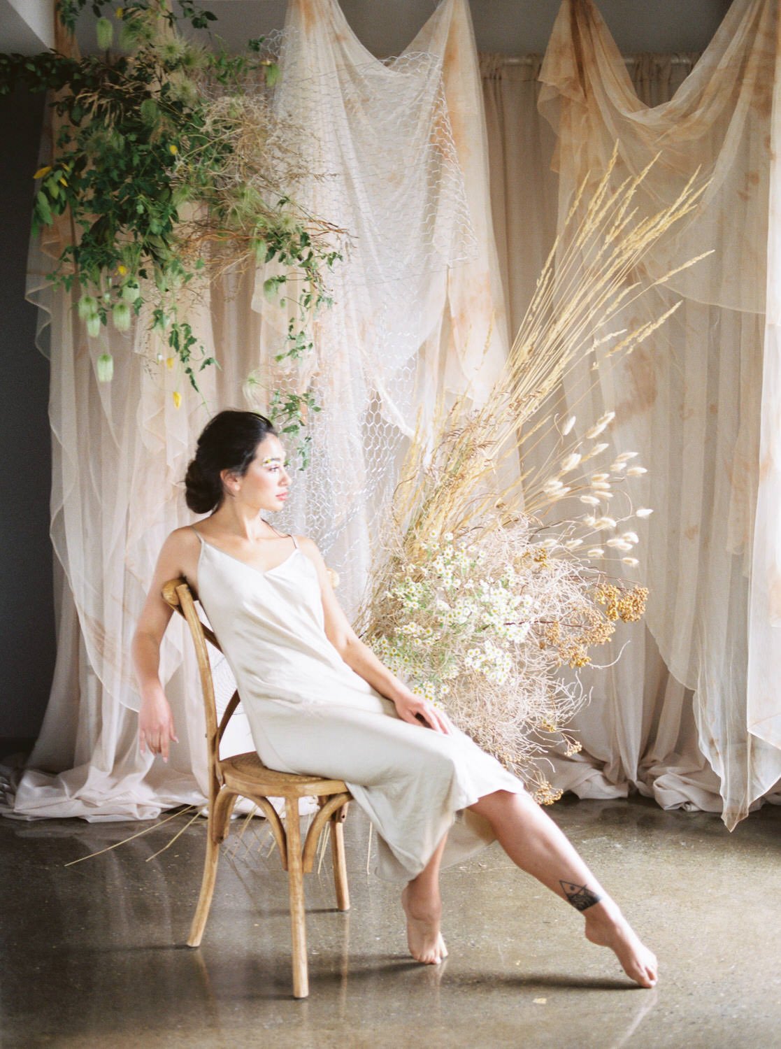  Peach Sorbet Tulle ・  Maricle Kang Photography  ・  Jacqueline Rae  ・  Fall for Florals  