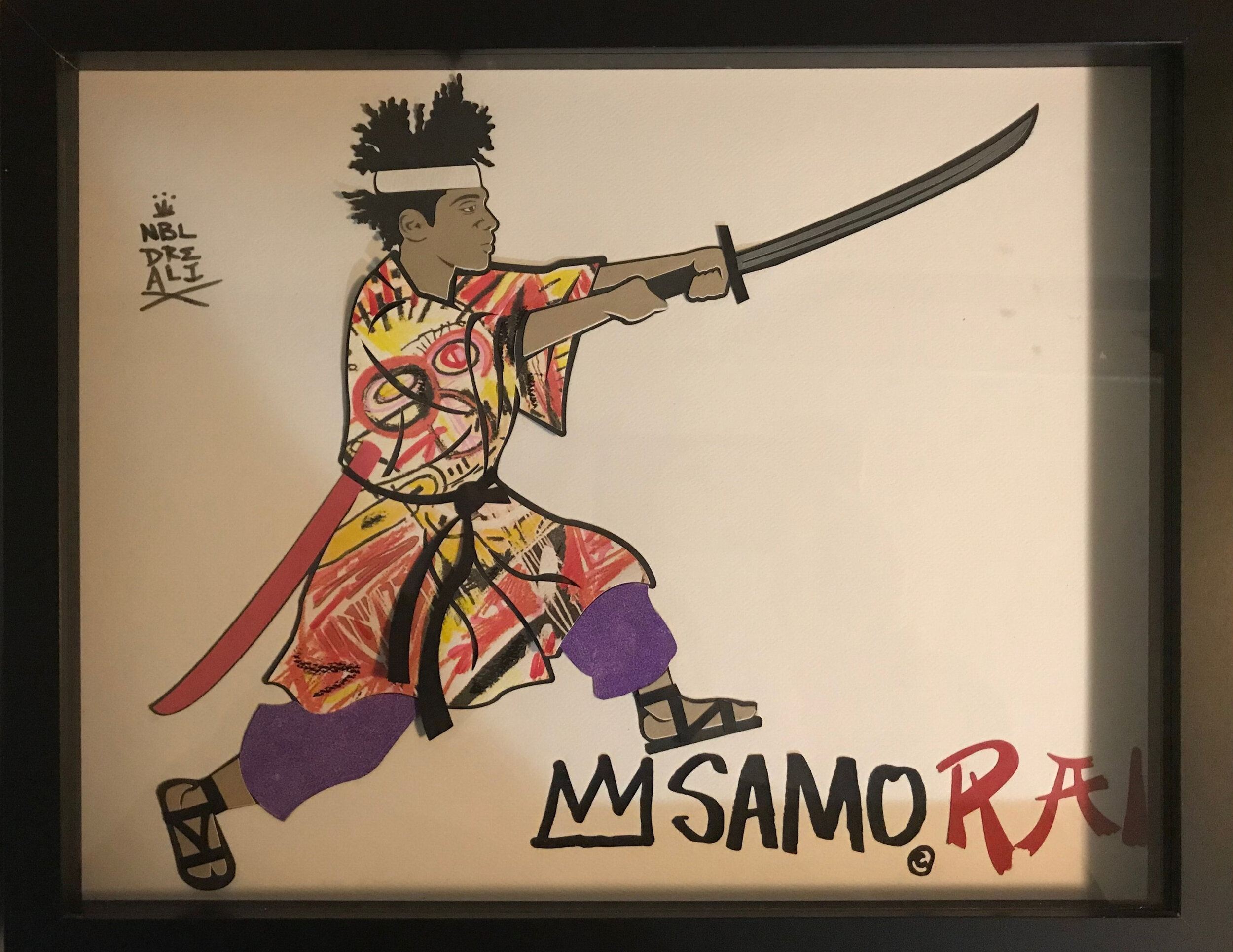 SAMO’RAI Logo Shadow Box