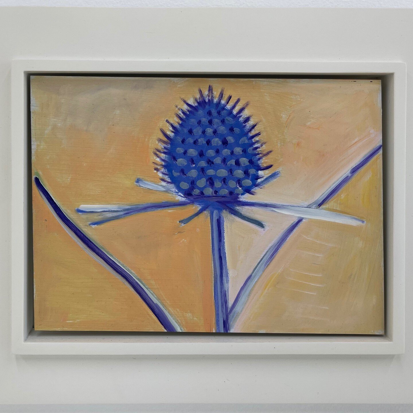 This work by Lois Dodd is currently on view in &quot;A Minor Constellation,&quot; a survey of small paintings at Chris Sharp Gallery, Los Angeles. 

The exhibition is up until September 30, 2022, and is worth paying a visit.