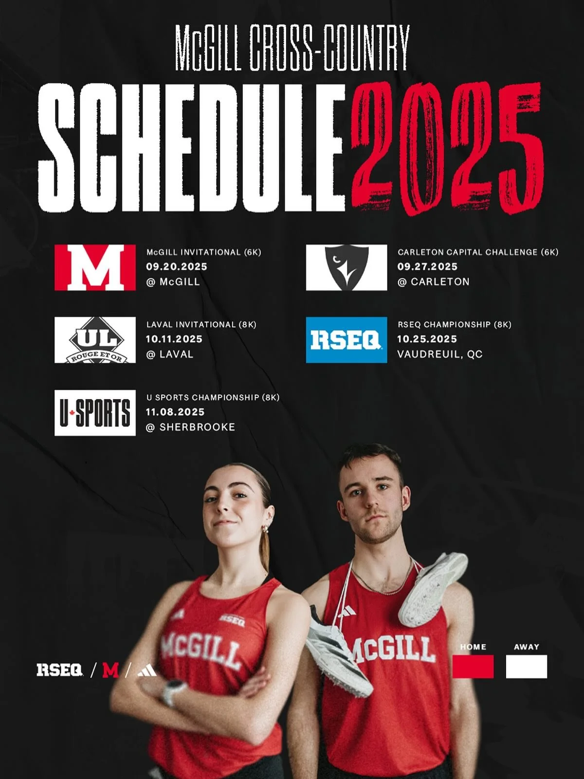 2025 Martlets and Redbirds Cross-Country schedule!