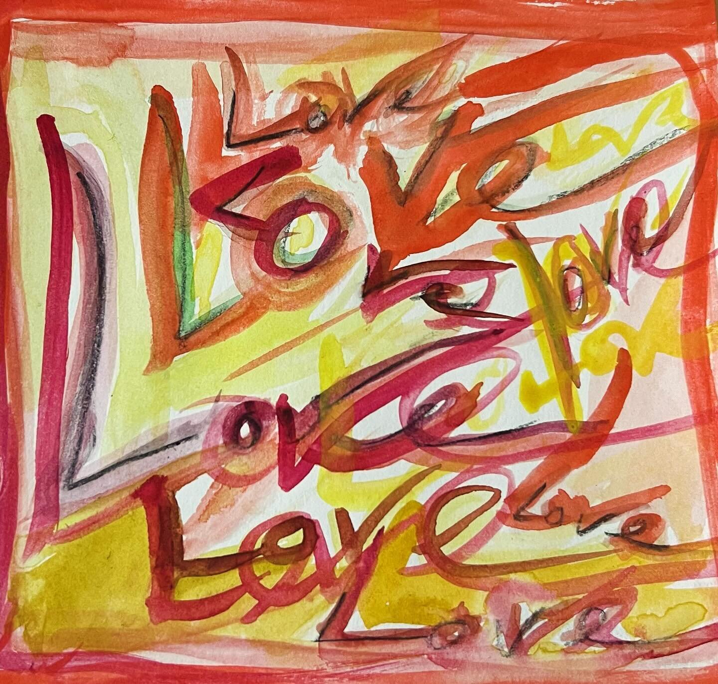 Love, Love, Love . Love each other, love all human beings, love what you do, love nature, love the planet, love your self 
Love scribbling paint by me LOVE to all.
#loveislove #loveyourself #loveall #loveyou