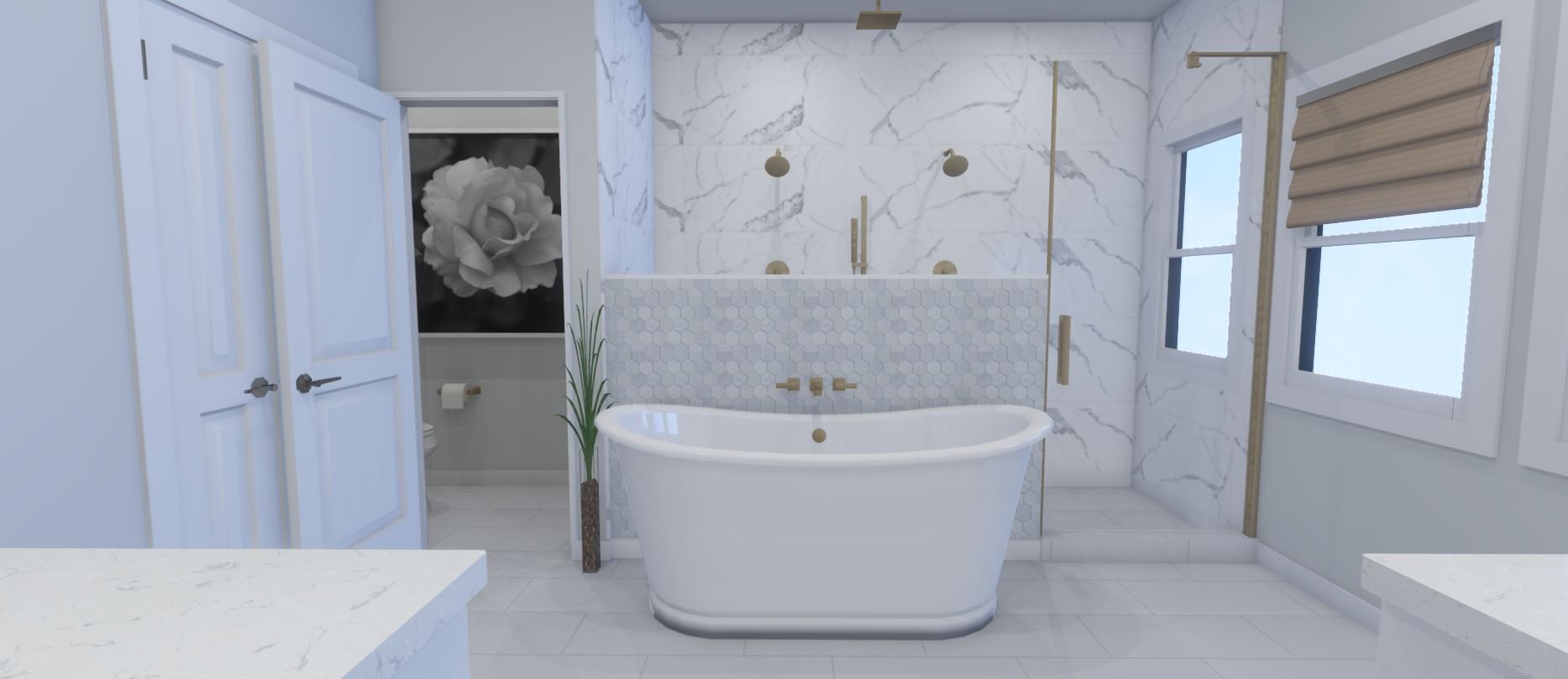 shower render