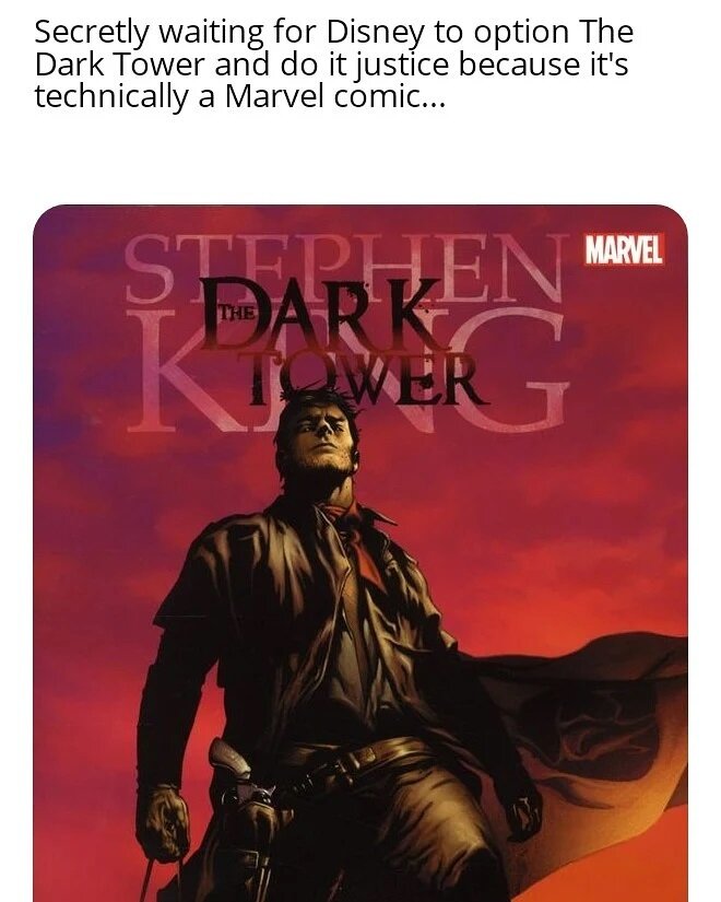 #disney #marvel #marvelcomics #stephenking #thedarktower