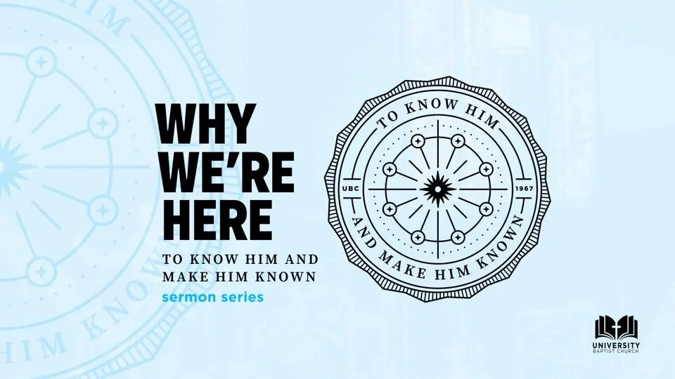 Why We're Here - Week 5