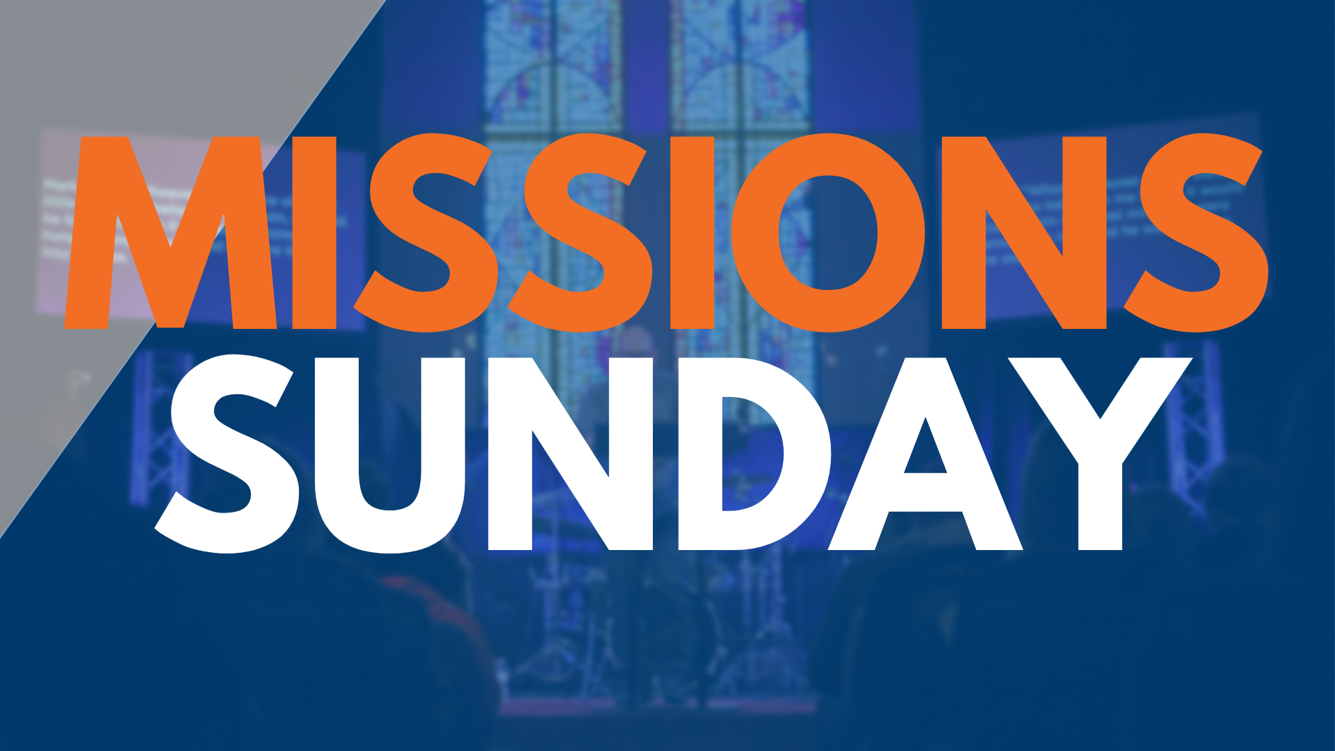 Missions Sunday