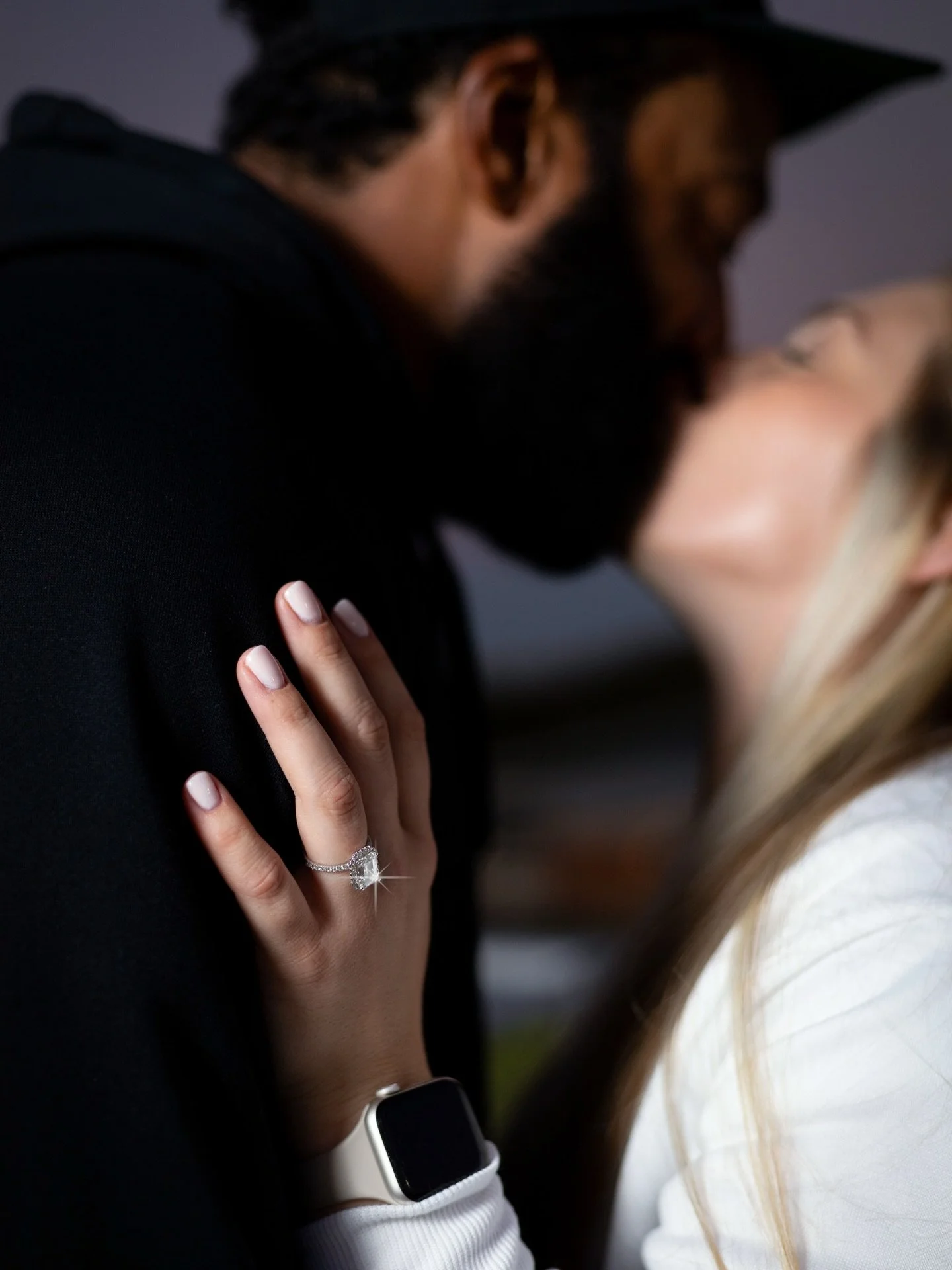 Field goals &amp; life goals 🏈🤍
Congrats to my brother &amp; future sis-in-law 💍
#engagementphotoshoot #bts