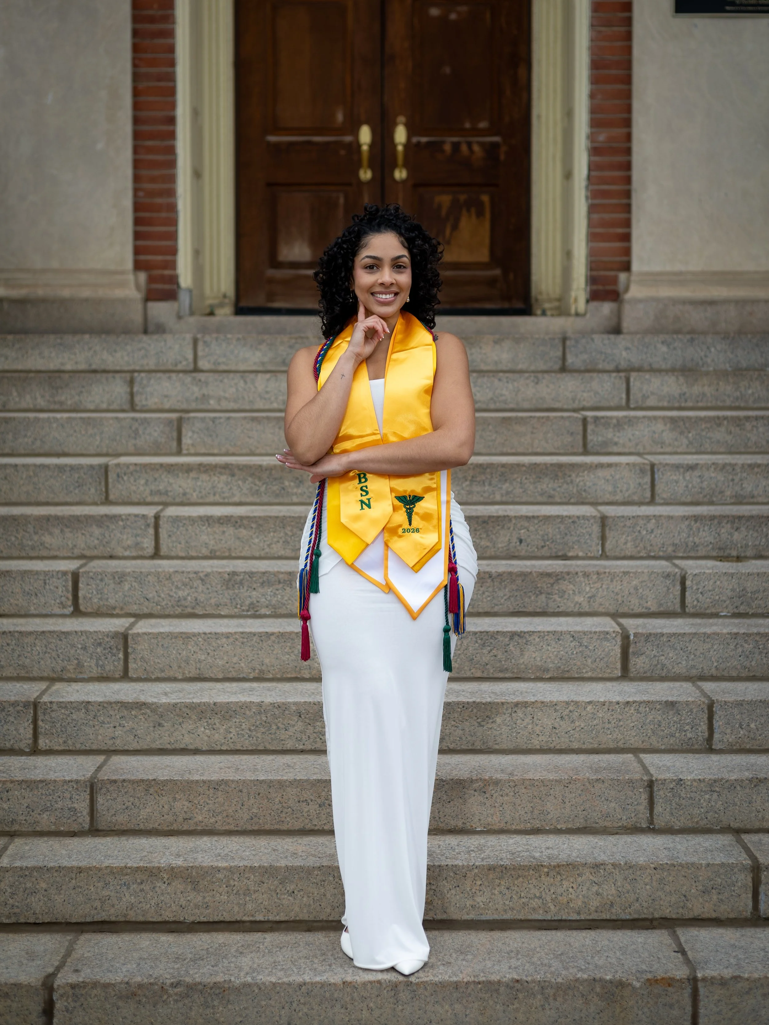 So proud of Leilah, another one of my Fannie Barrier Williams Scholars, on earning her BSN! 🎓🩺 

It&rsquo;s been a privilege to watch her journey and an honor to capture this special milestone.