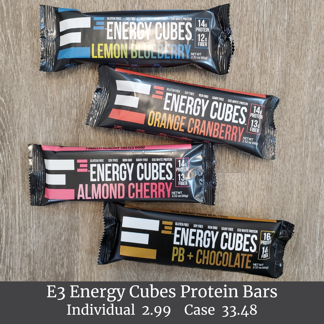 E3 Energy Cubes Protein Bars