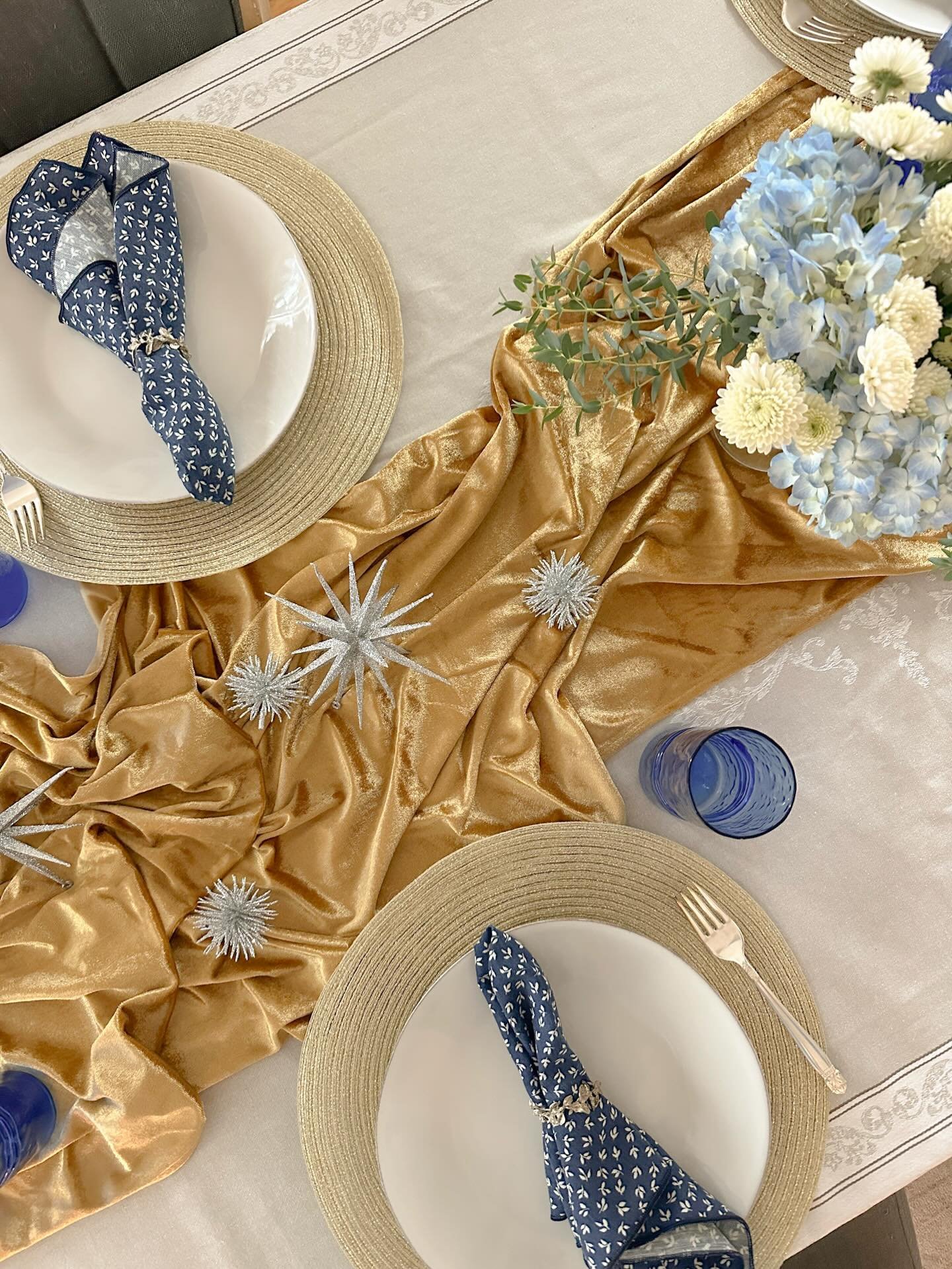 Last years Hanukkah tablescape ✨