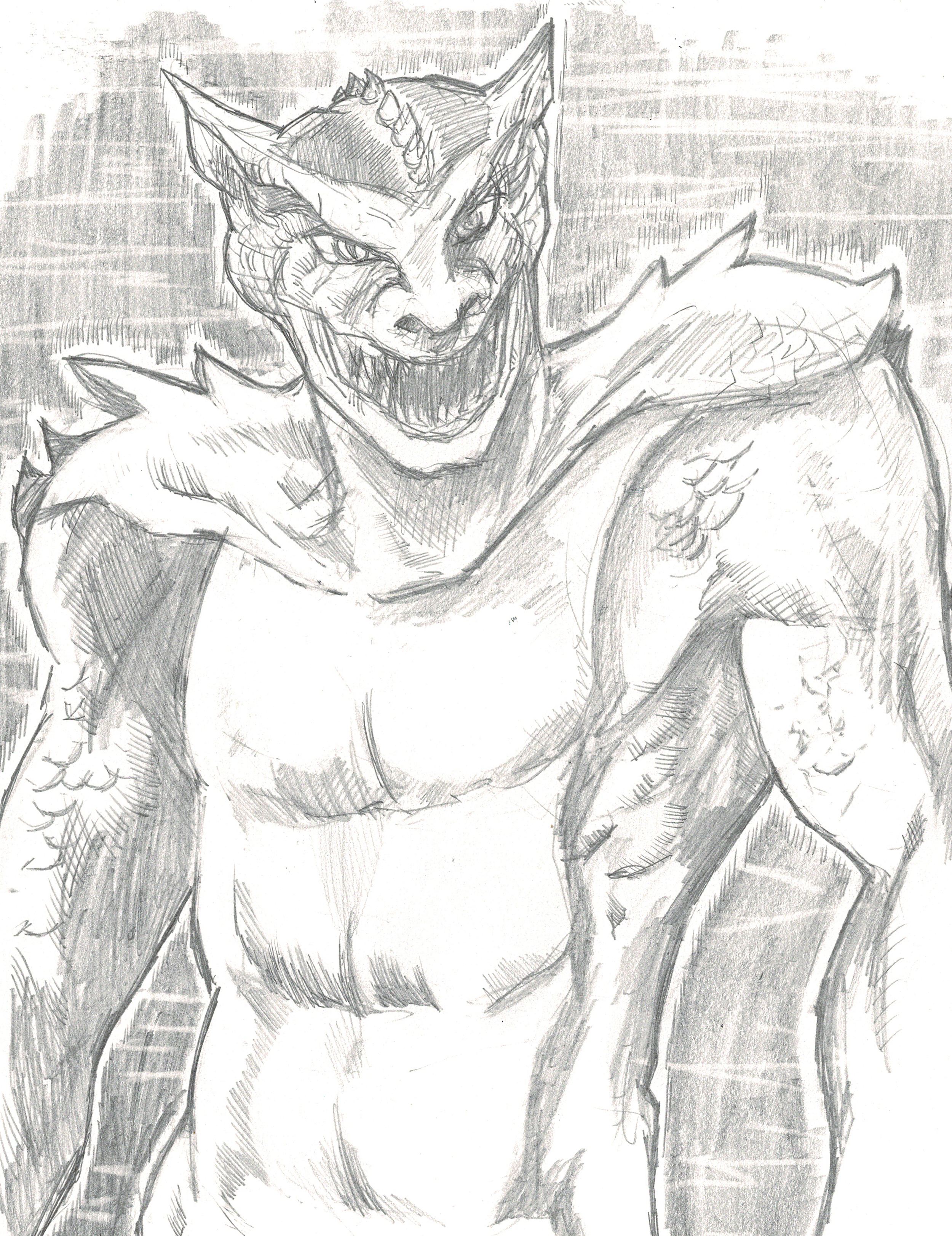 Dragon Man (Pencil)