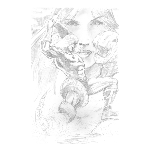 The Witcher (pencil) 11"x17"