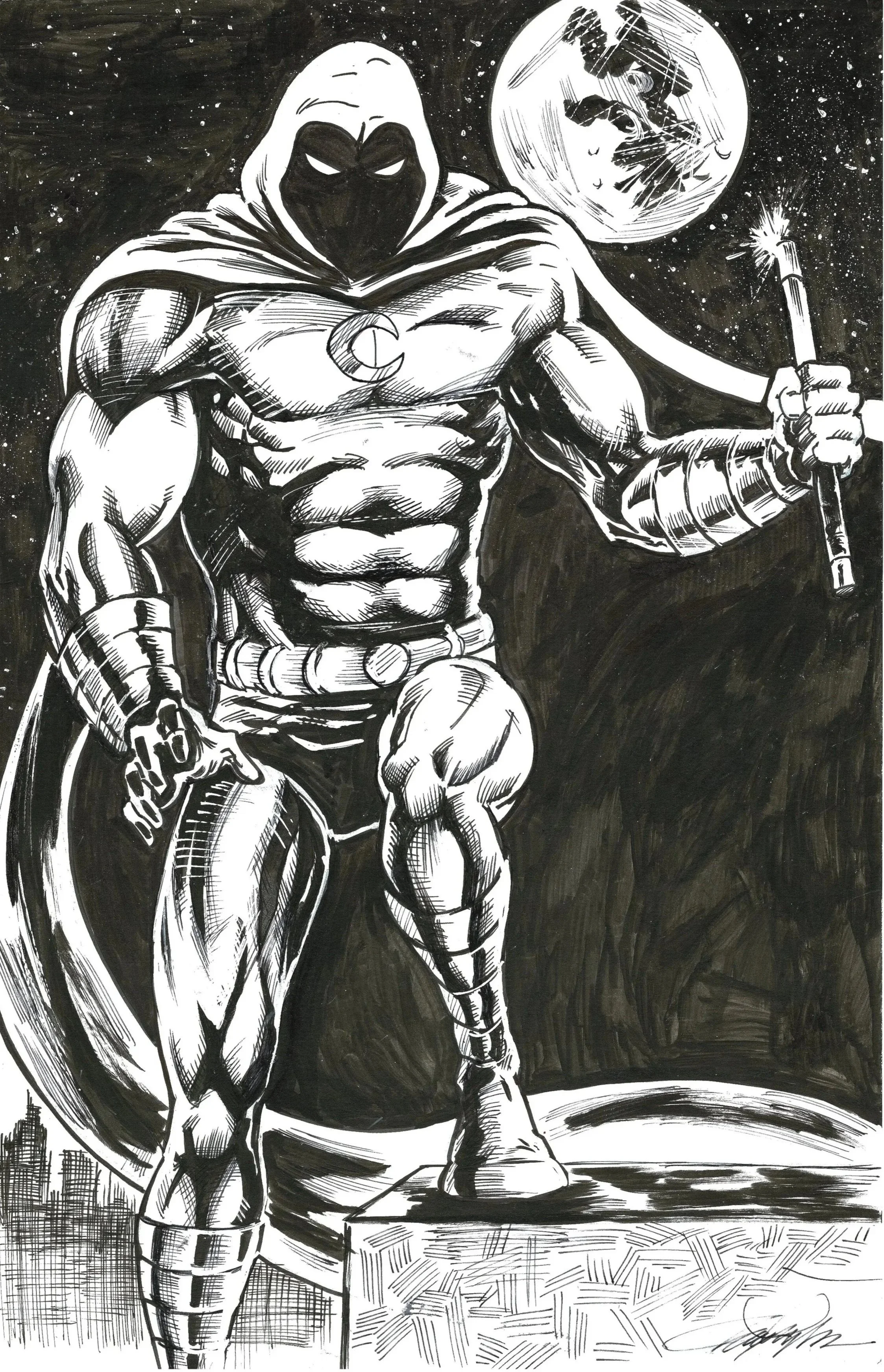 Moon Knight (ink)