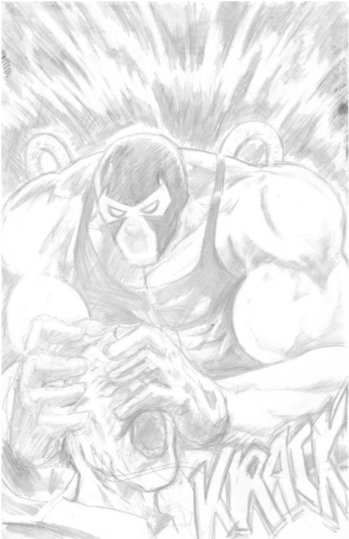 Bane vs. Alfred (Pencil)