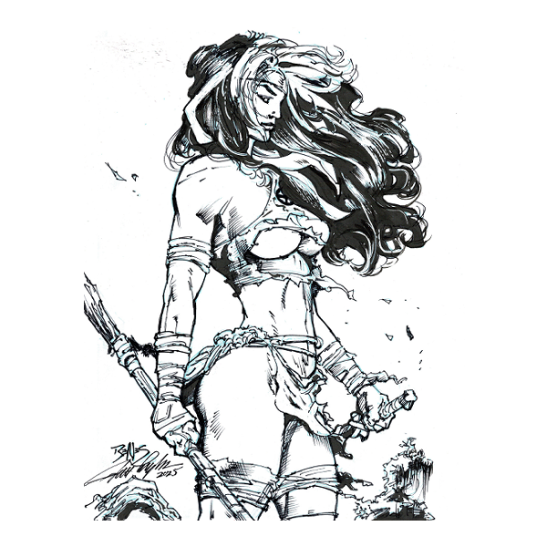 Rogue (Ink) Benes Pencils 8.5"x11"