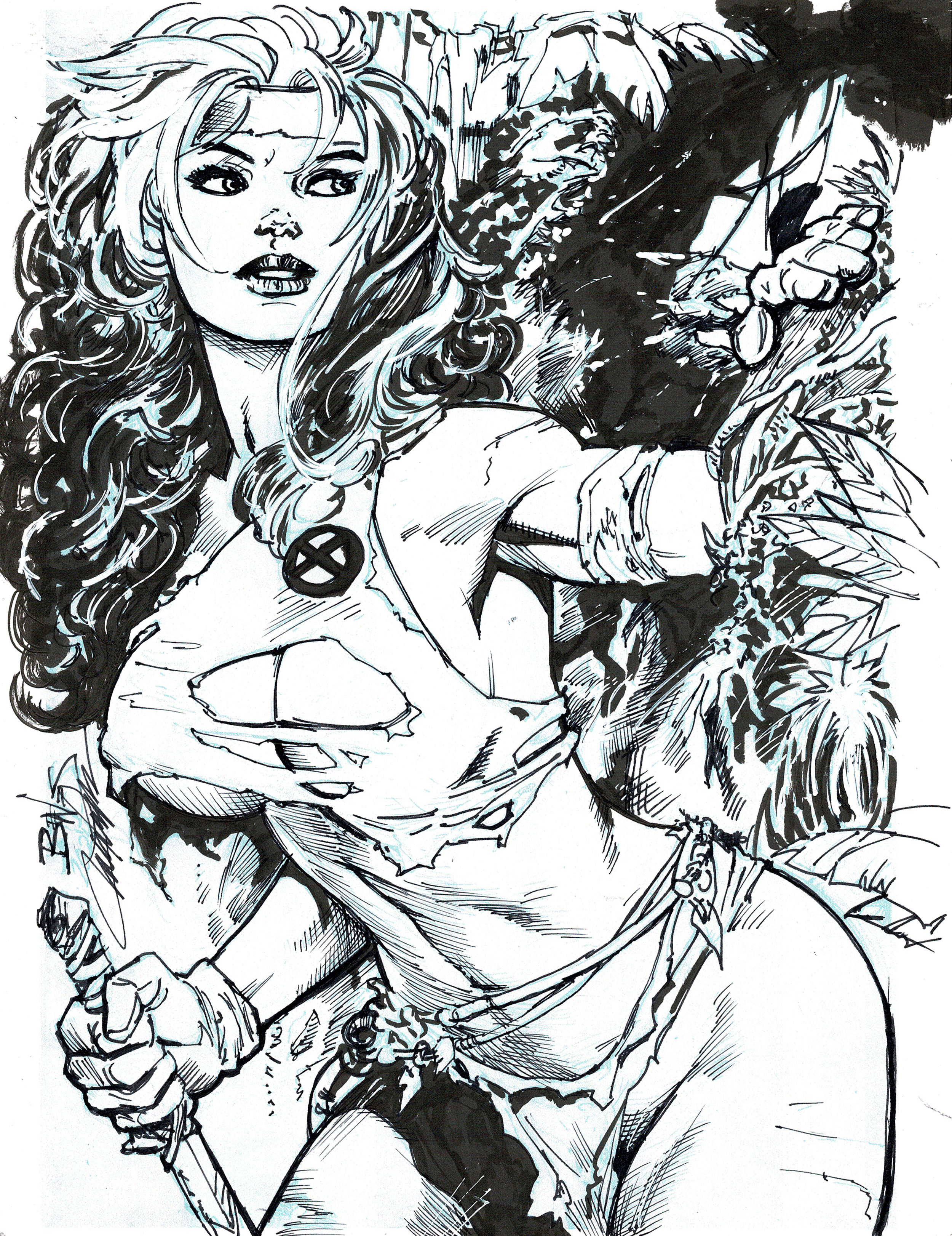 Benes Rogue Savage Land (inks).png