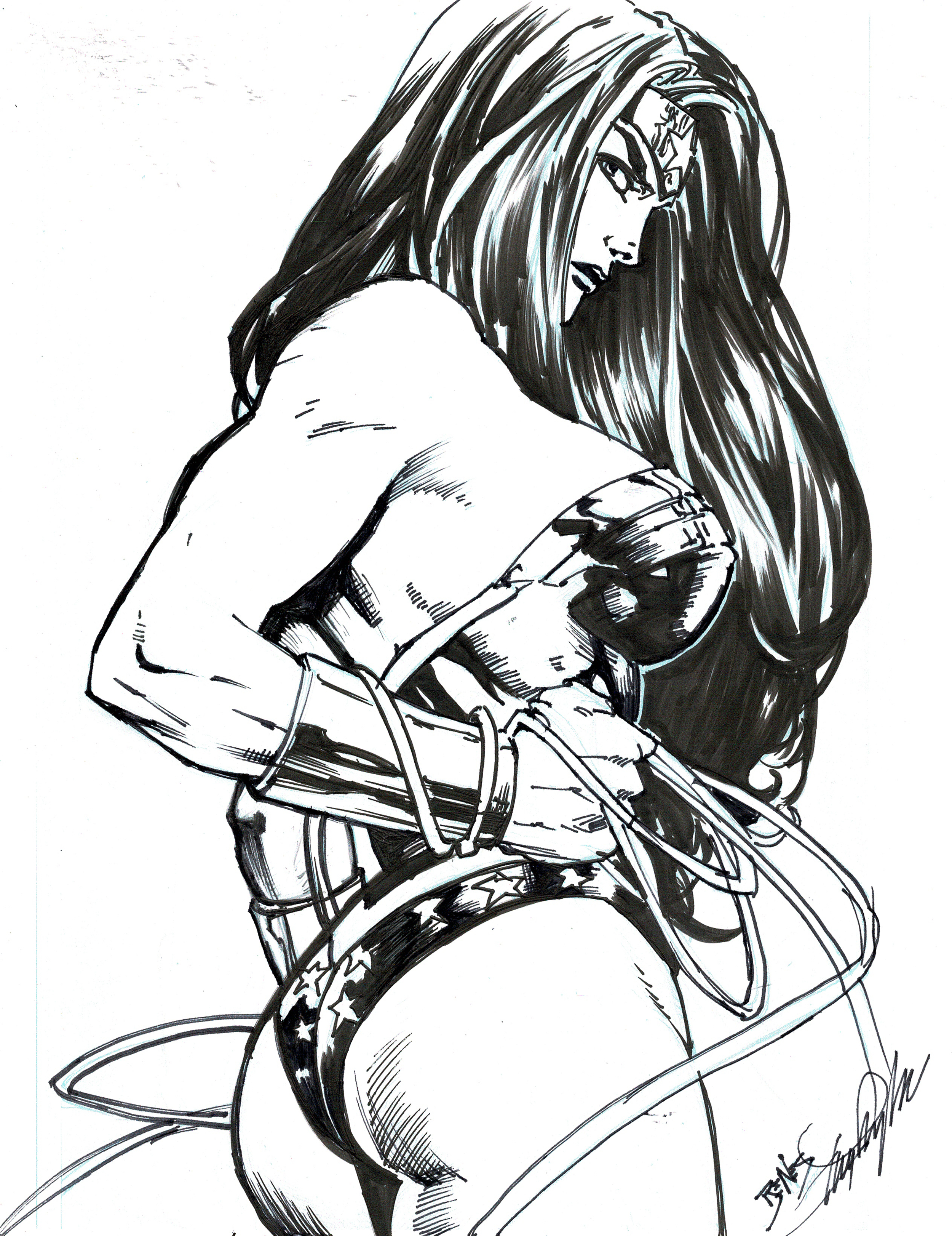 Wonder Woman (Ink)
Benes Pencils