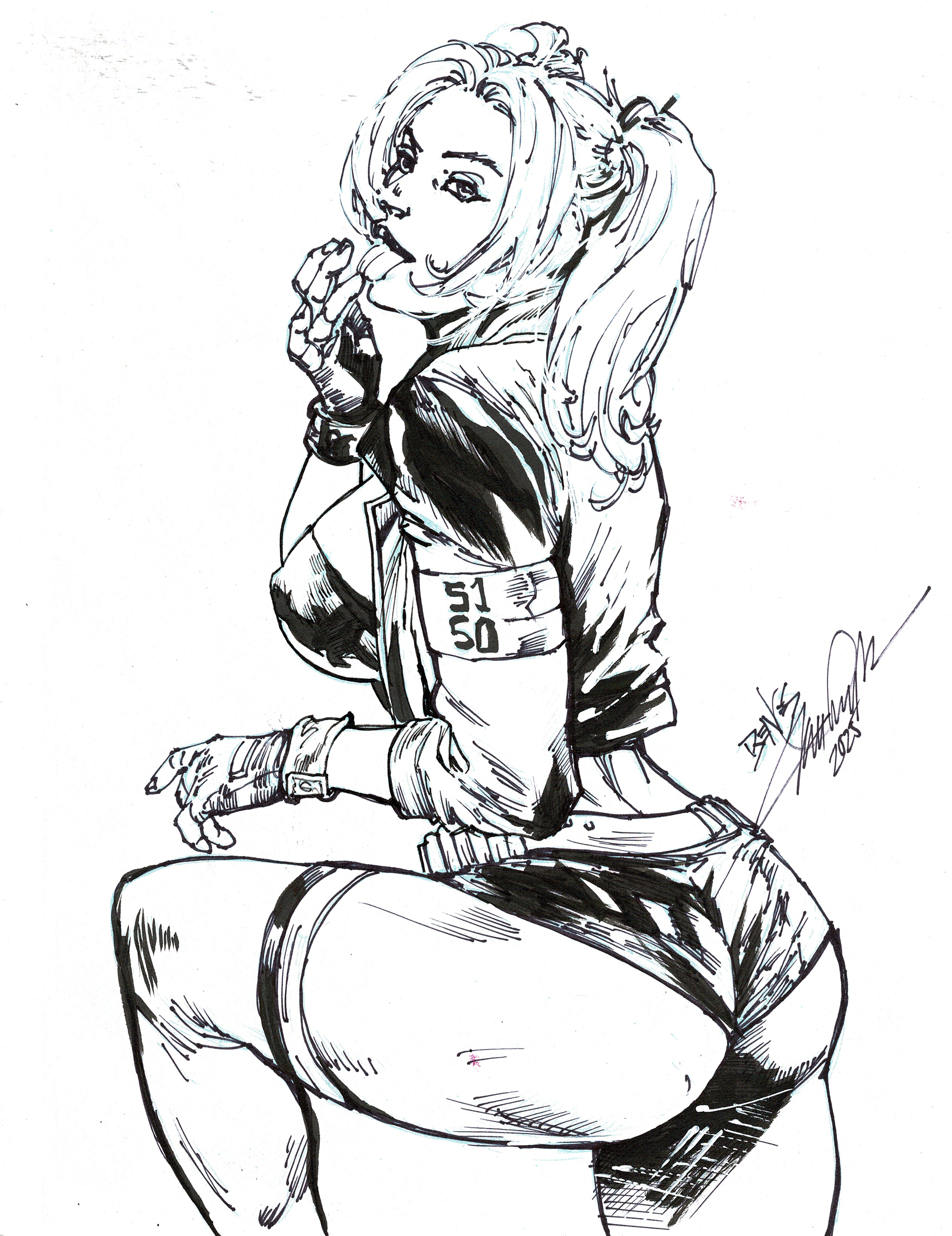 Benes Harley Quinn (inks).png