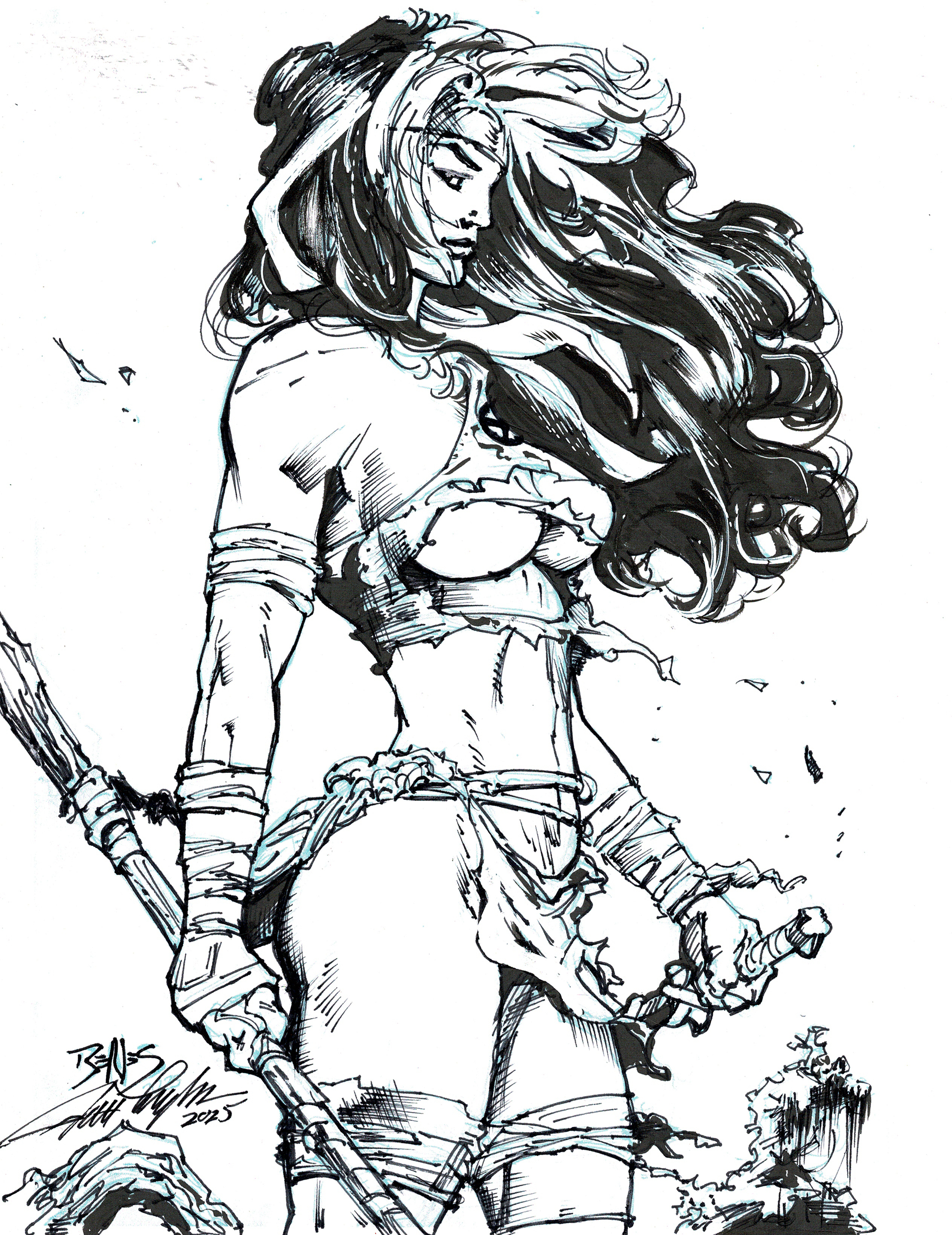 Benes Rogue Savage Land 2 (inks).png