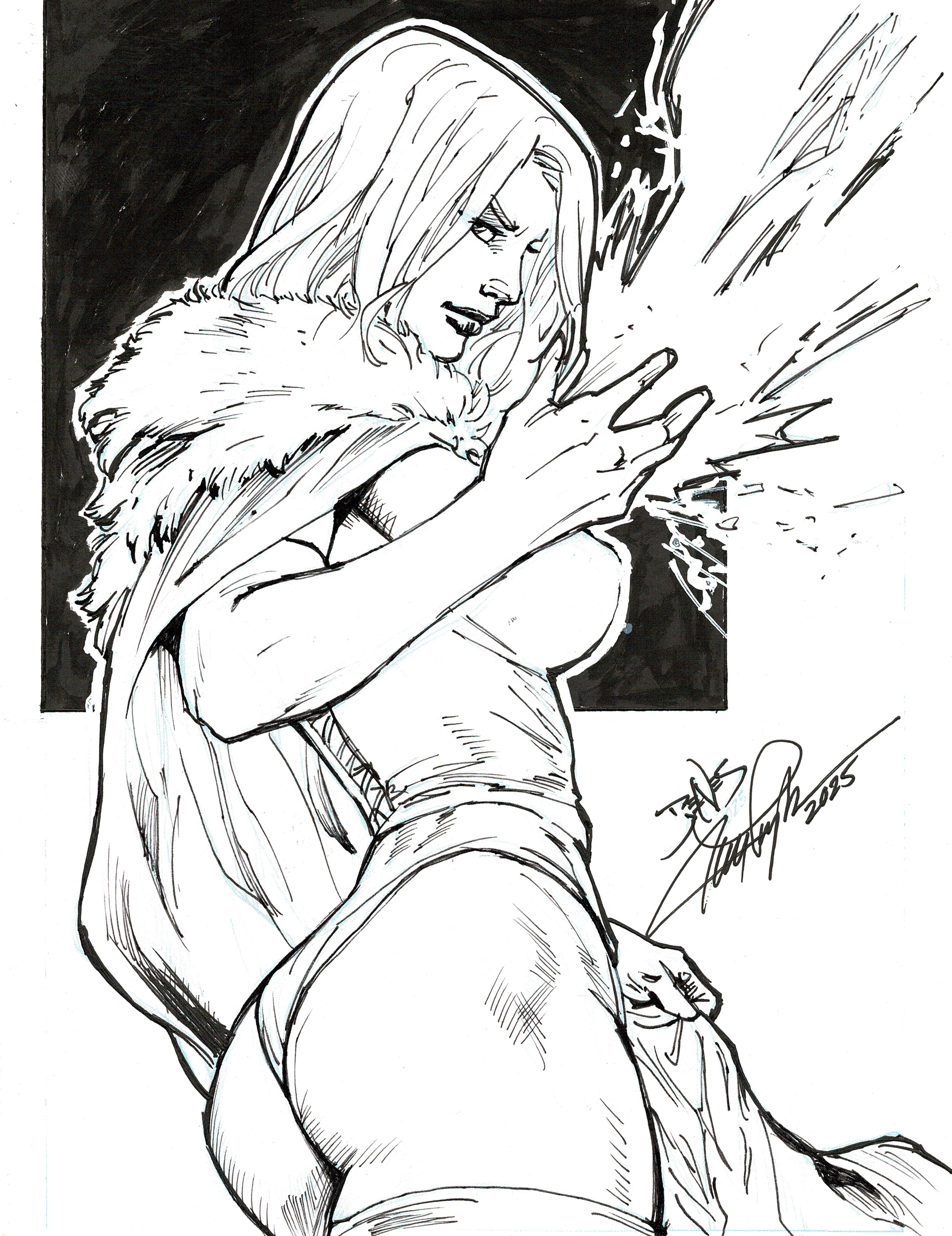 White Queen (Ink)
Benes Pencils