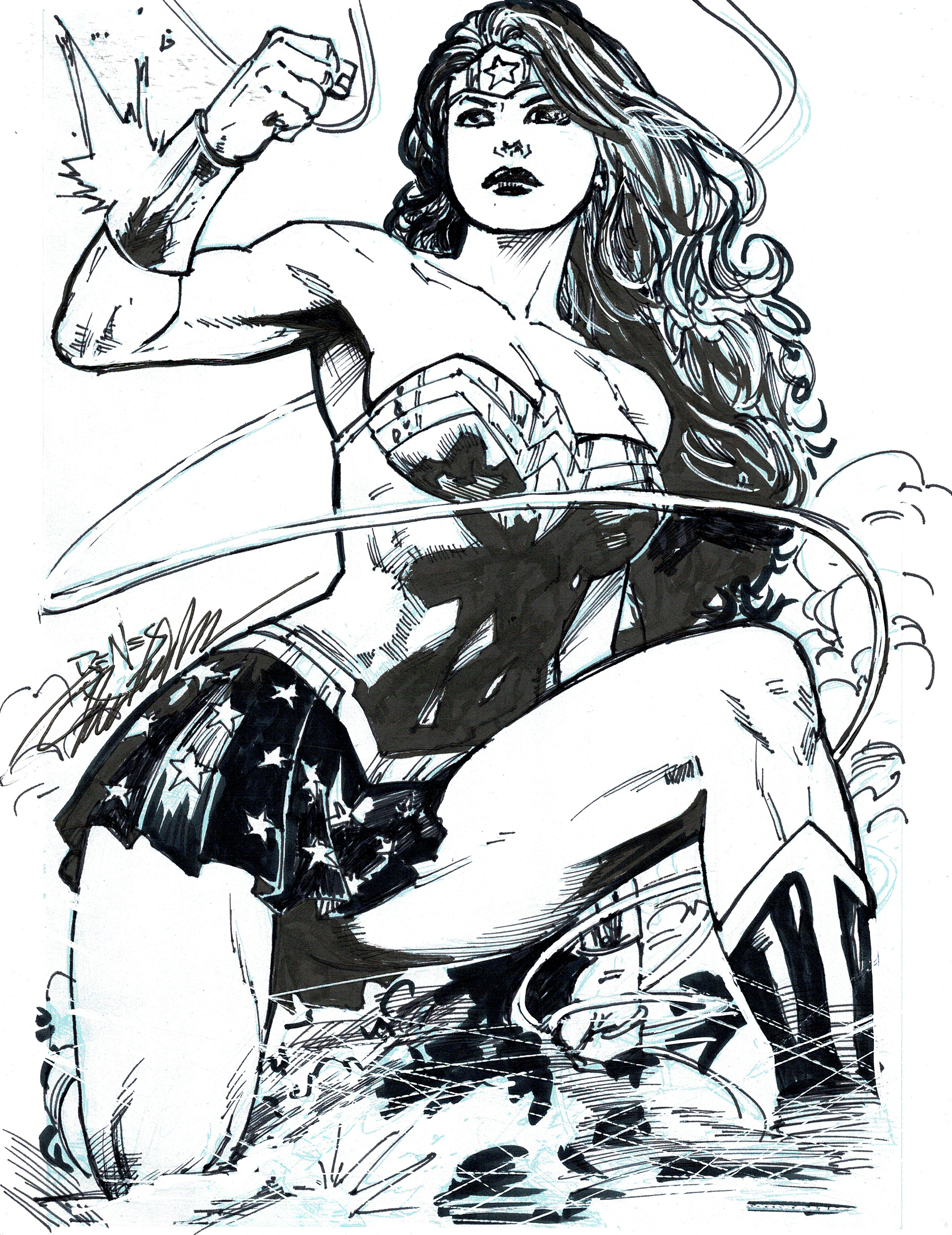 Benes Wonder Woman (inks).png