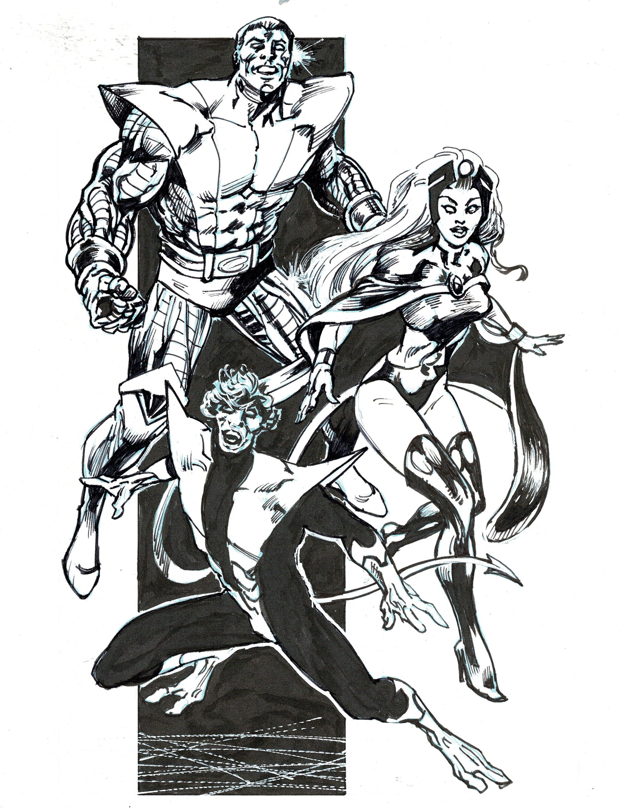 Davis X-Men 3 (inks).png