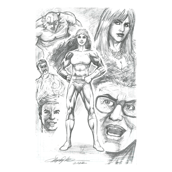 She-Hulk (pencil) 11"x17"