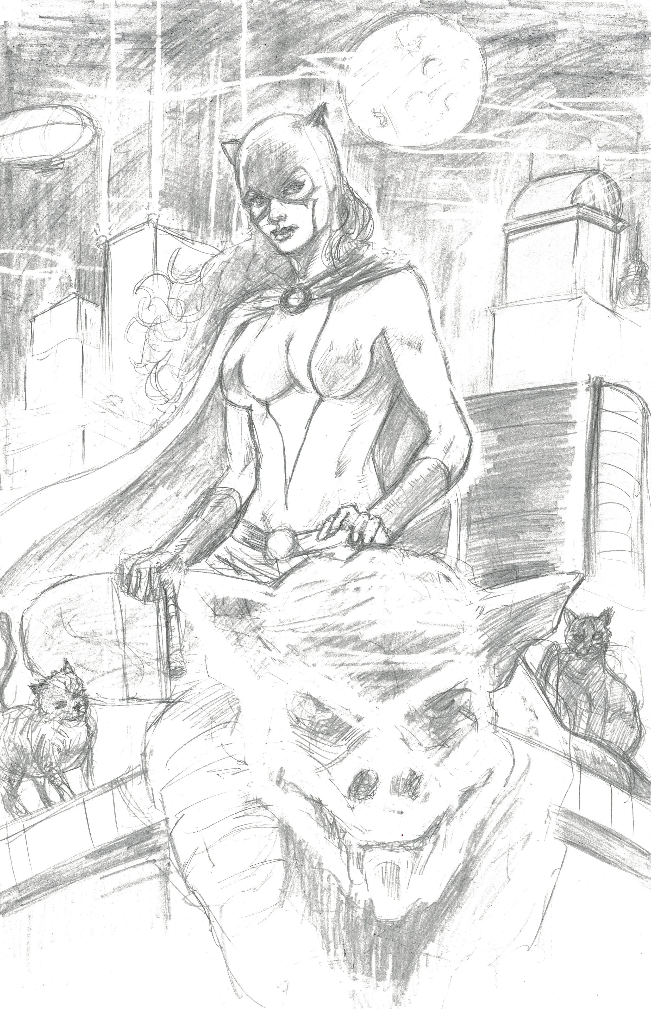 Catwoman (pencil)