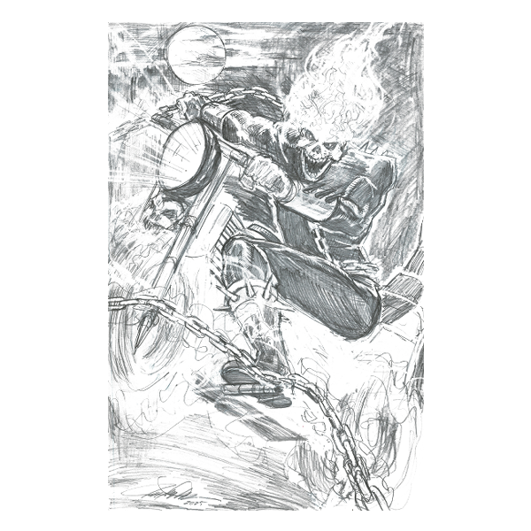 Ghost Rider (pencil) 11"x17"