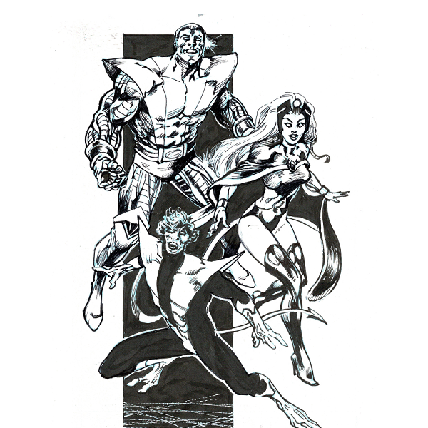 X-Men (Ink) Davis Pencils 8.5"x11"