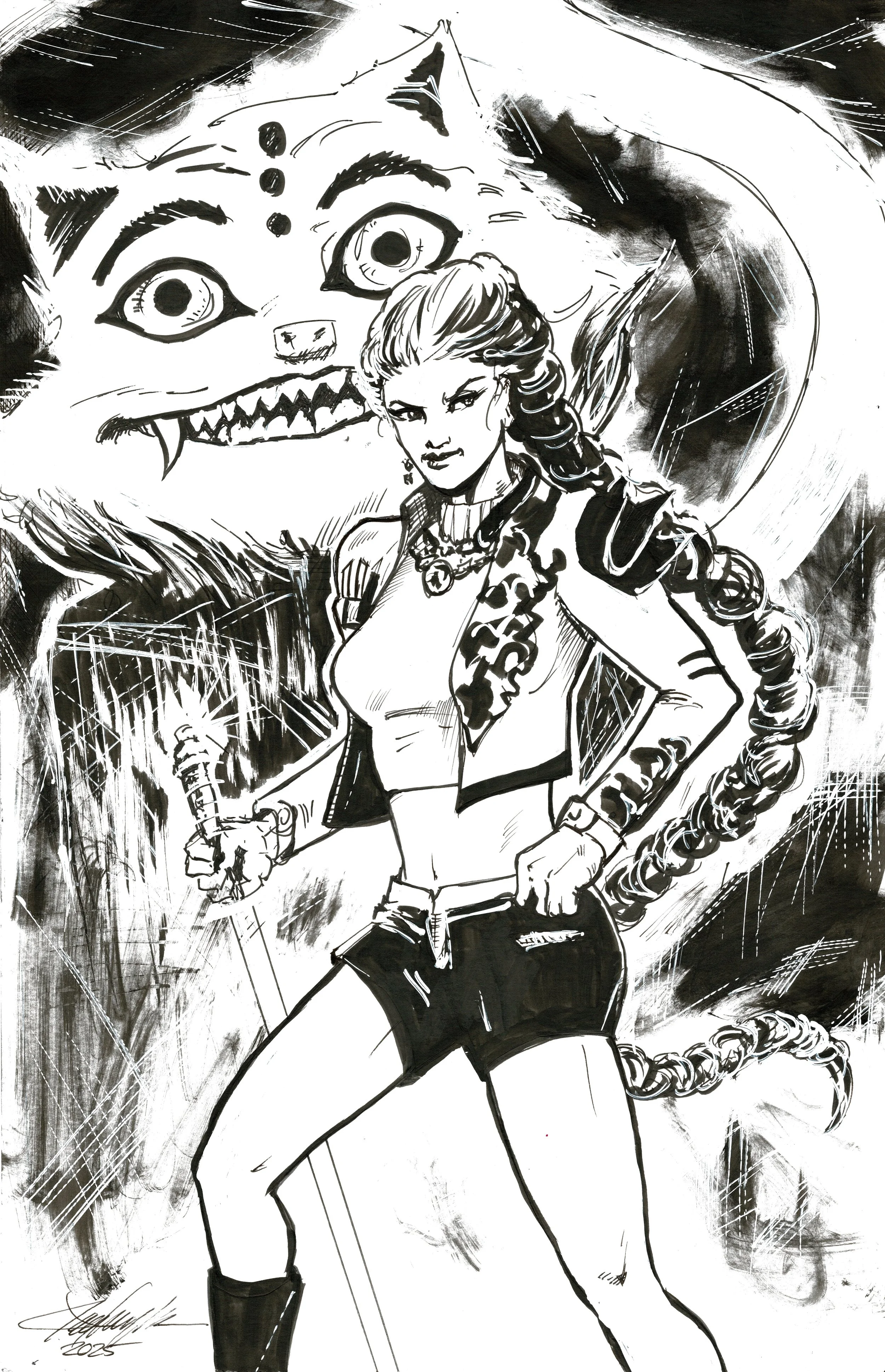 K Pop Demon Hunter (ink) 