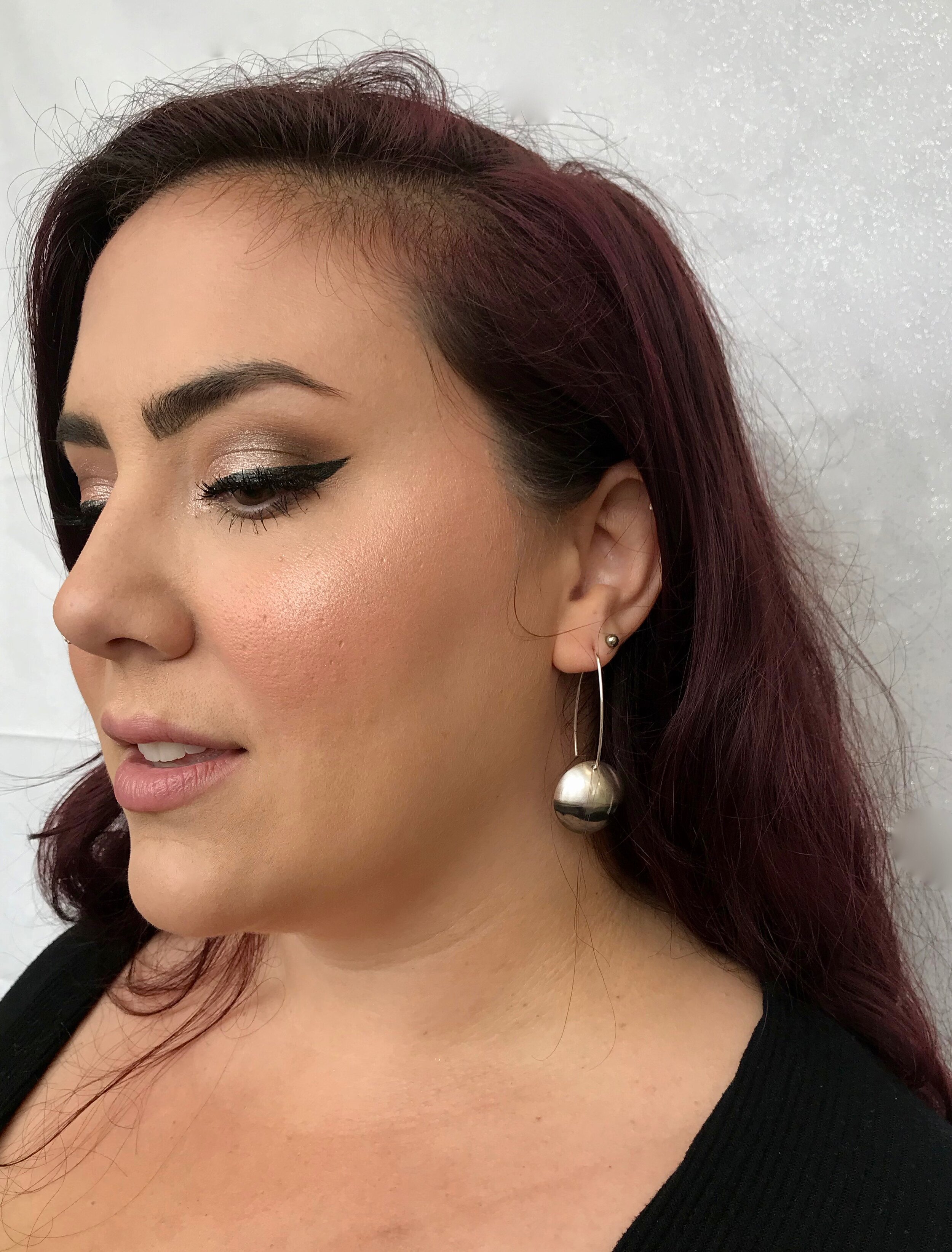 Elegant Harmony Half Moon work-friendly Earrings