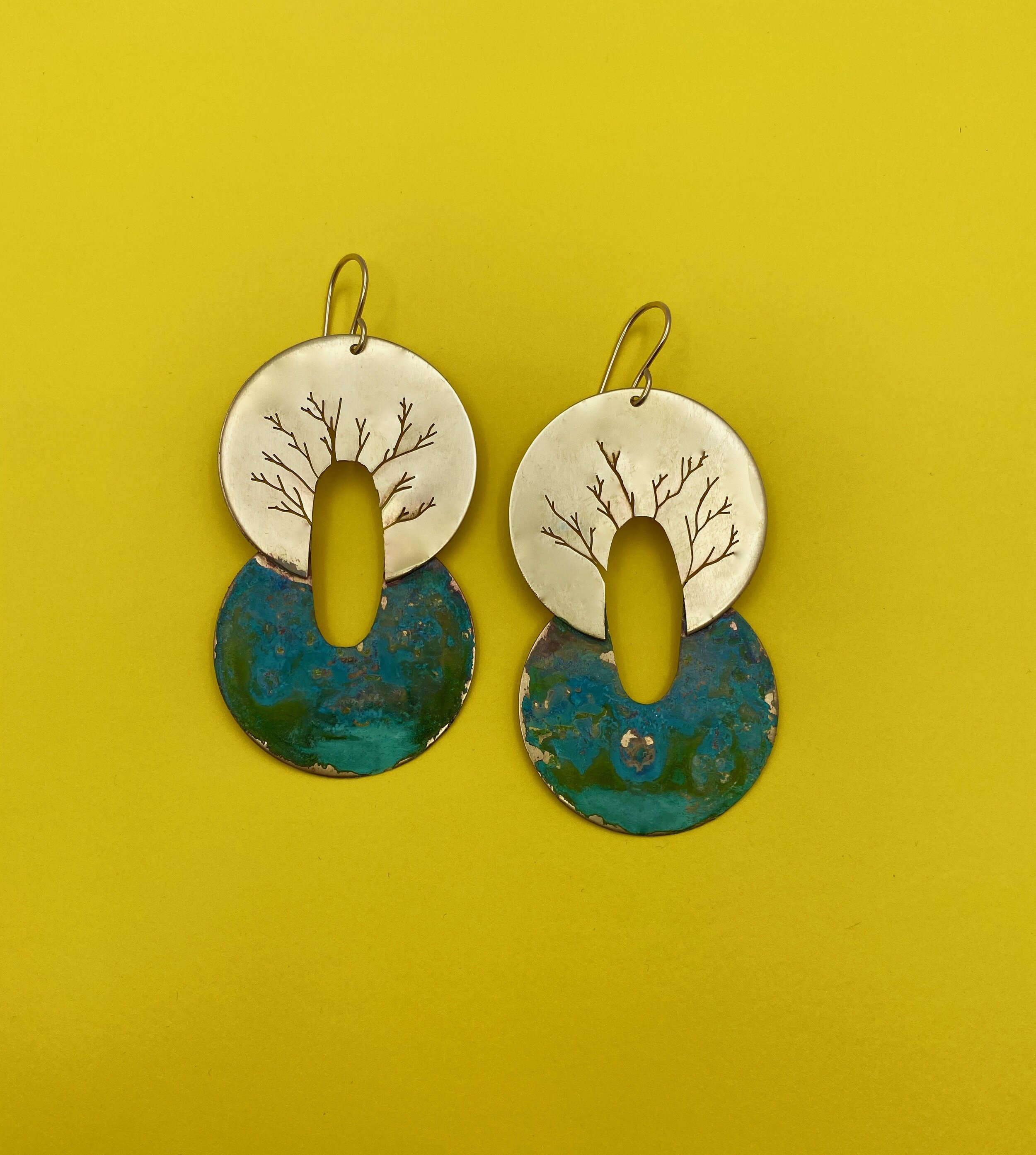 Bespoke Eartha Sapling Tree Earrings