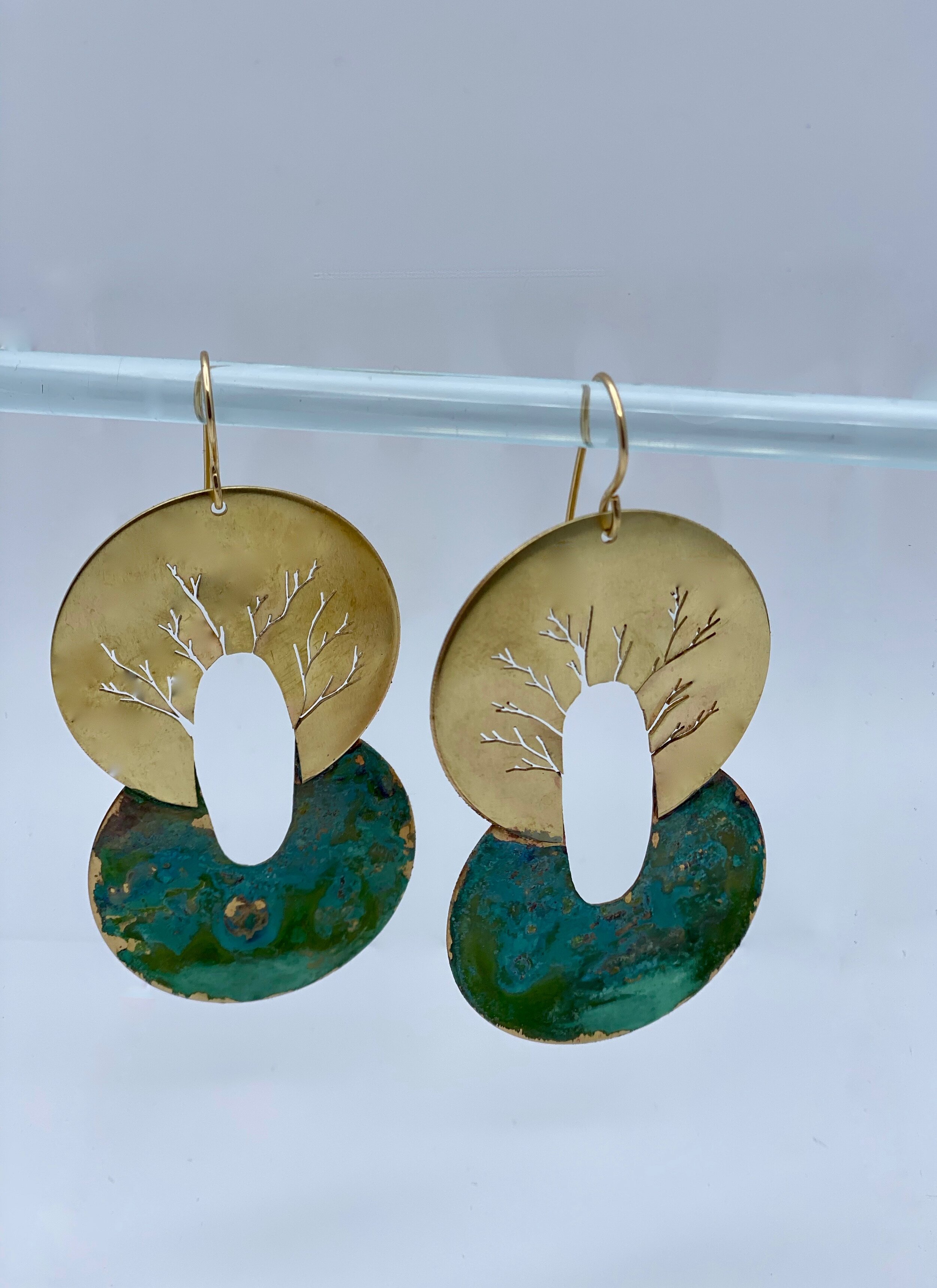 Elegant Eartha Sapling Tree Earrings