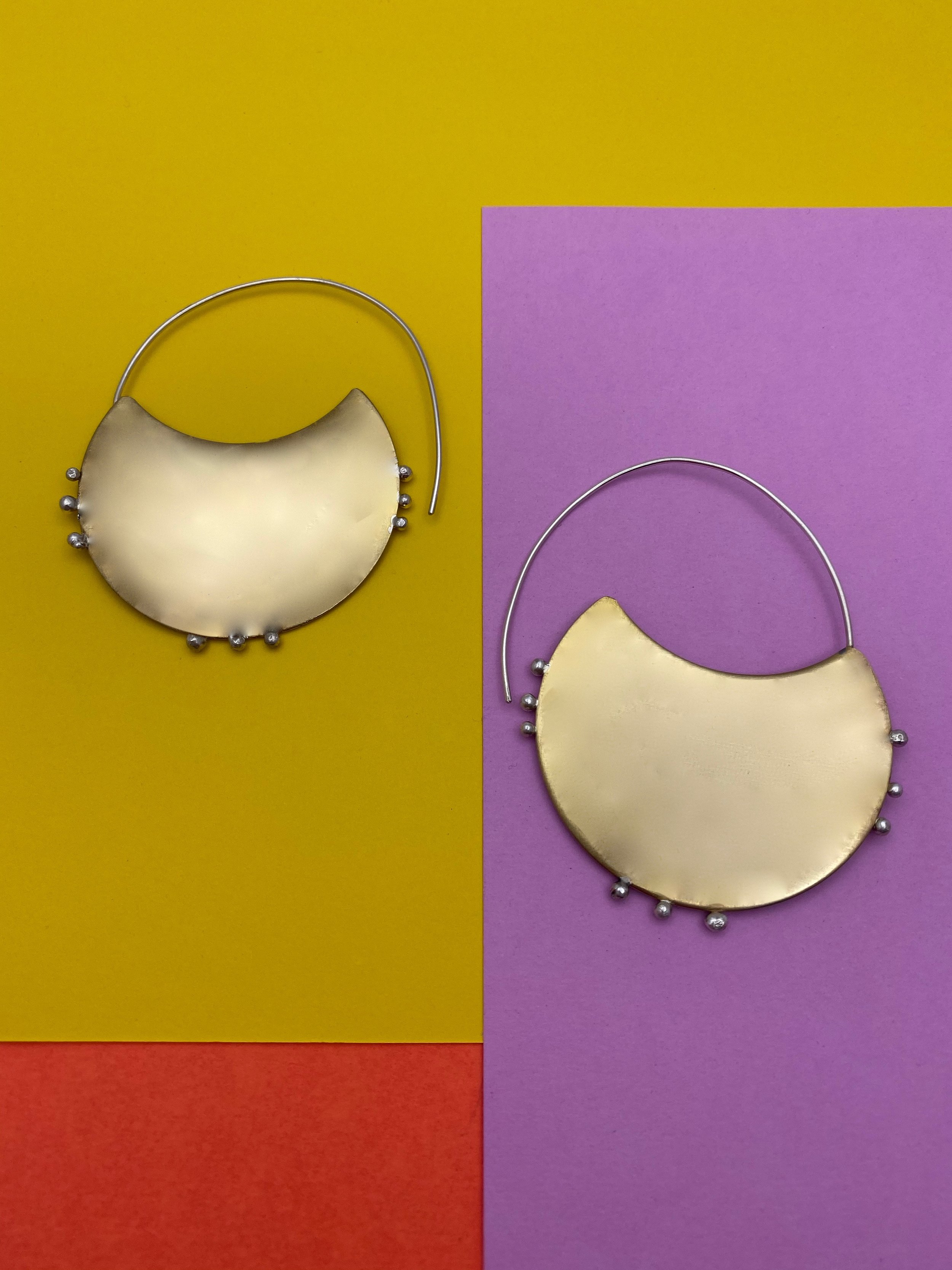Caviar Shield Hoops