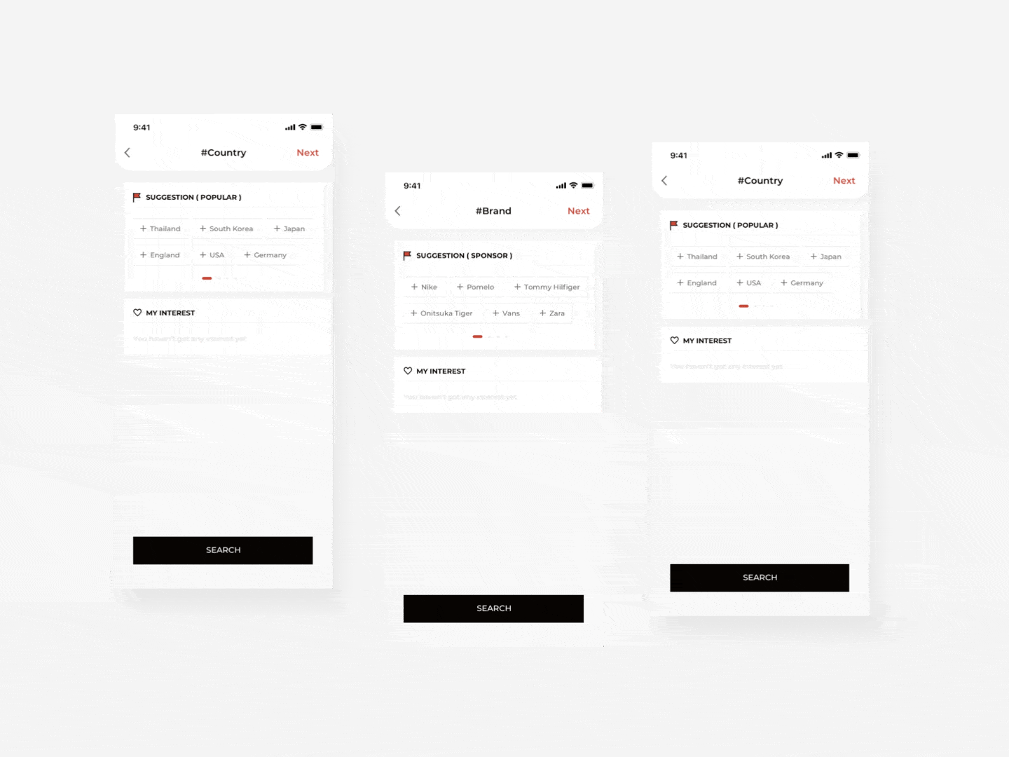 UX/UI Design Portfolio of Sirada P.