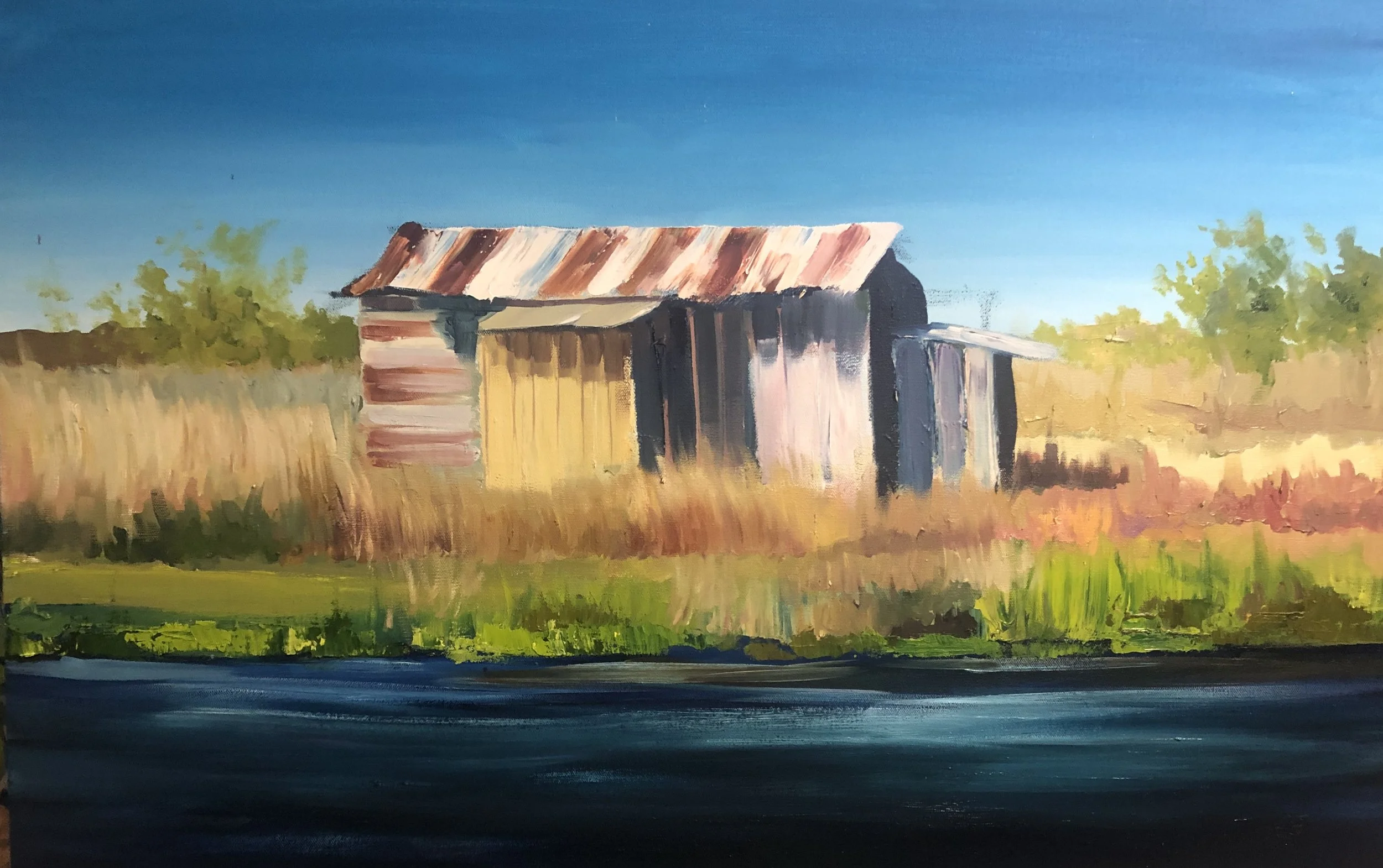 Trapper's Canal Series 1 - 24" x 36" - SOLD