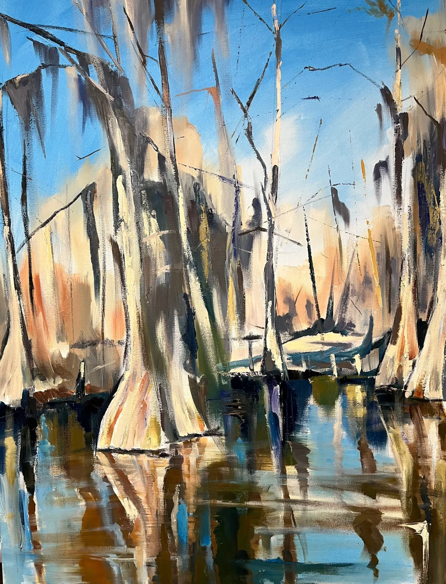 Bayou Cherami Series 3- 30" x 40" - $595
