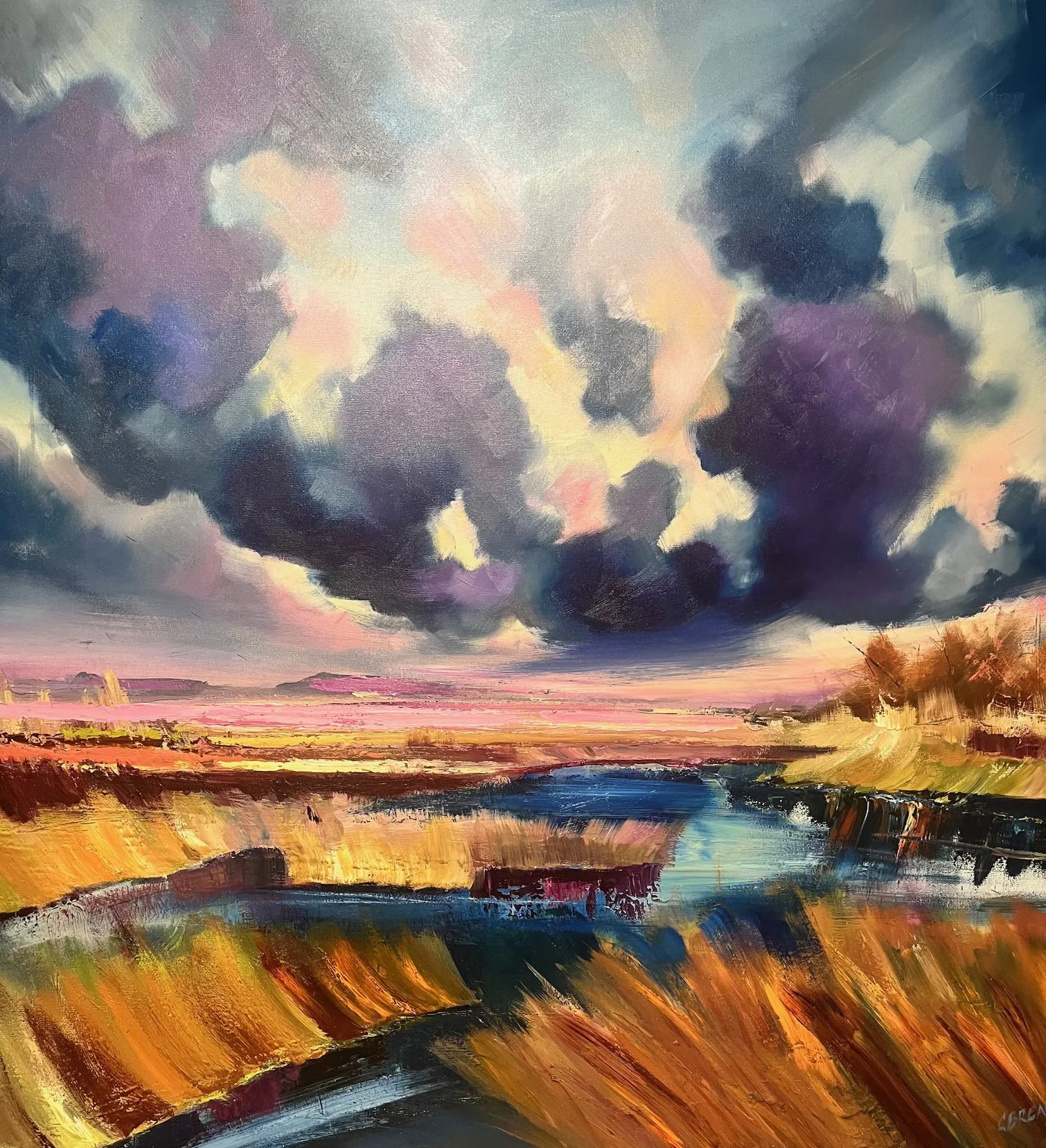 Winter Marsh Series 2 - 48" x 48" - $1095