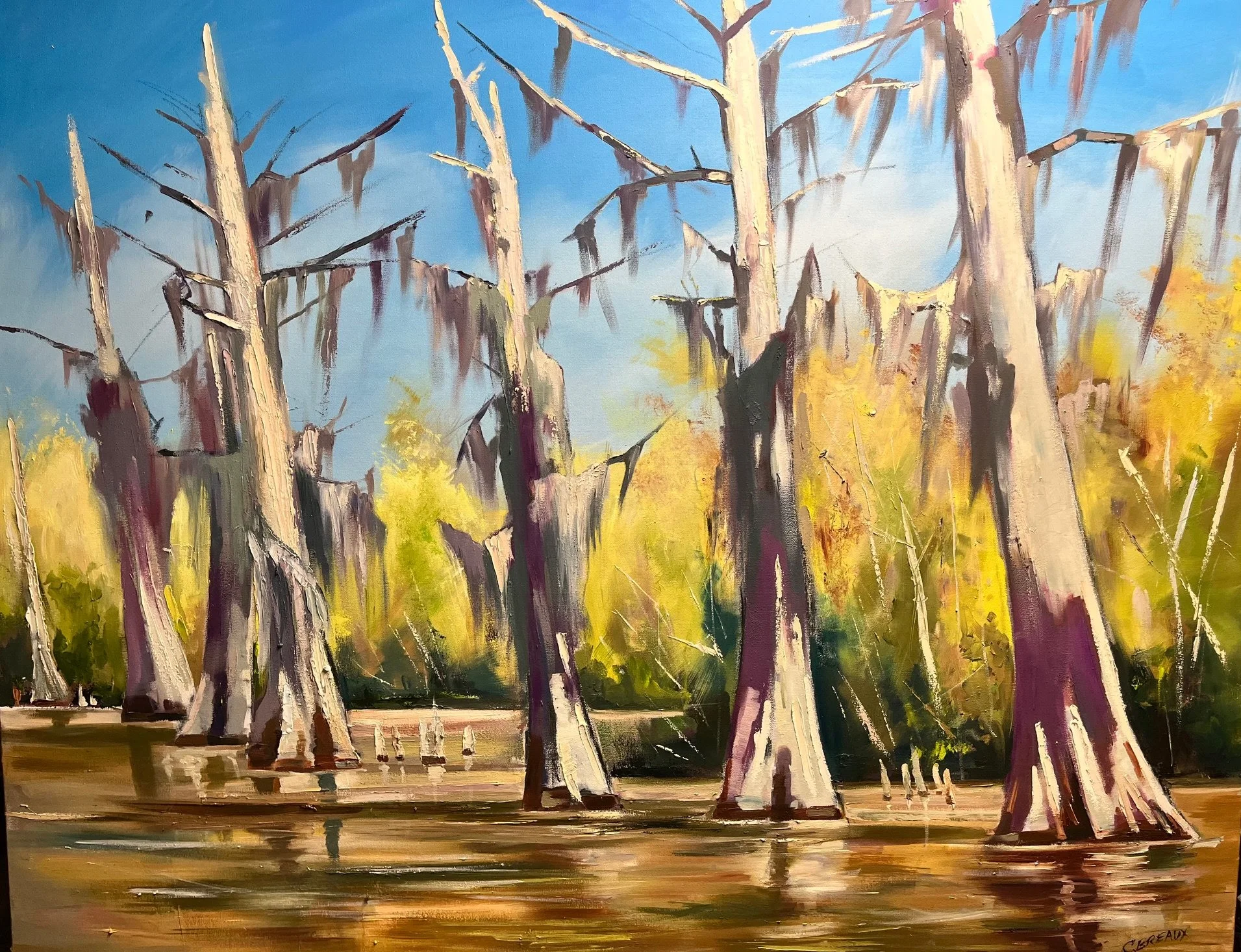 Bayou Cherami Series 4 - 60" x 48" - $1750