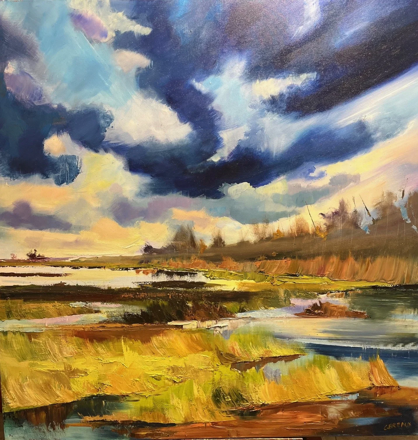 Summer Marsh Series 2 - 48" x 48" - SOLD