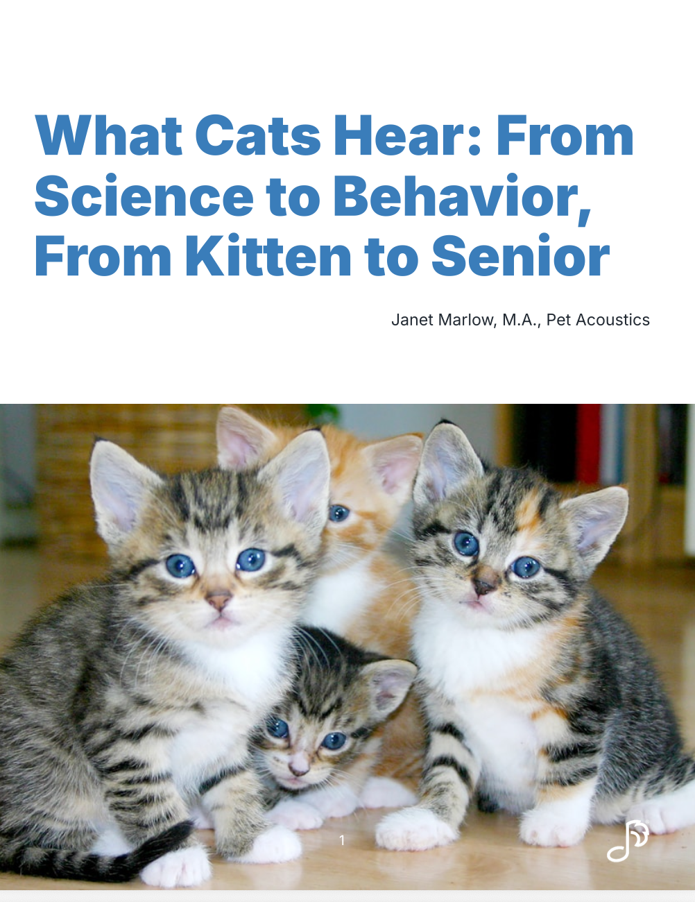What Cats Hear; From Science to Behavior cover.png