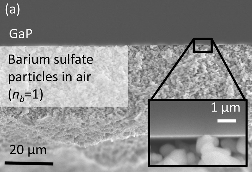 Experimental demonstration and modeling of the internal light scattering profile within solar cells due to random dielectric scatterers