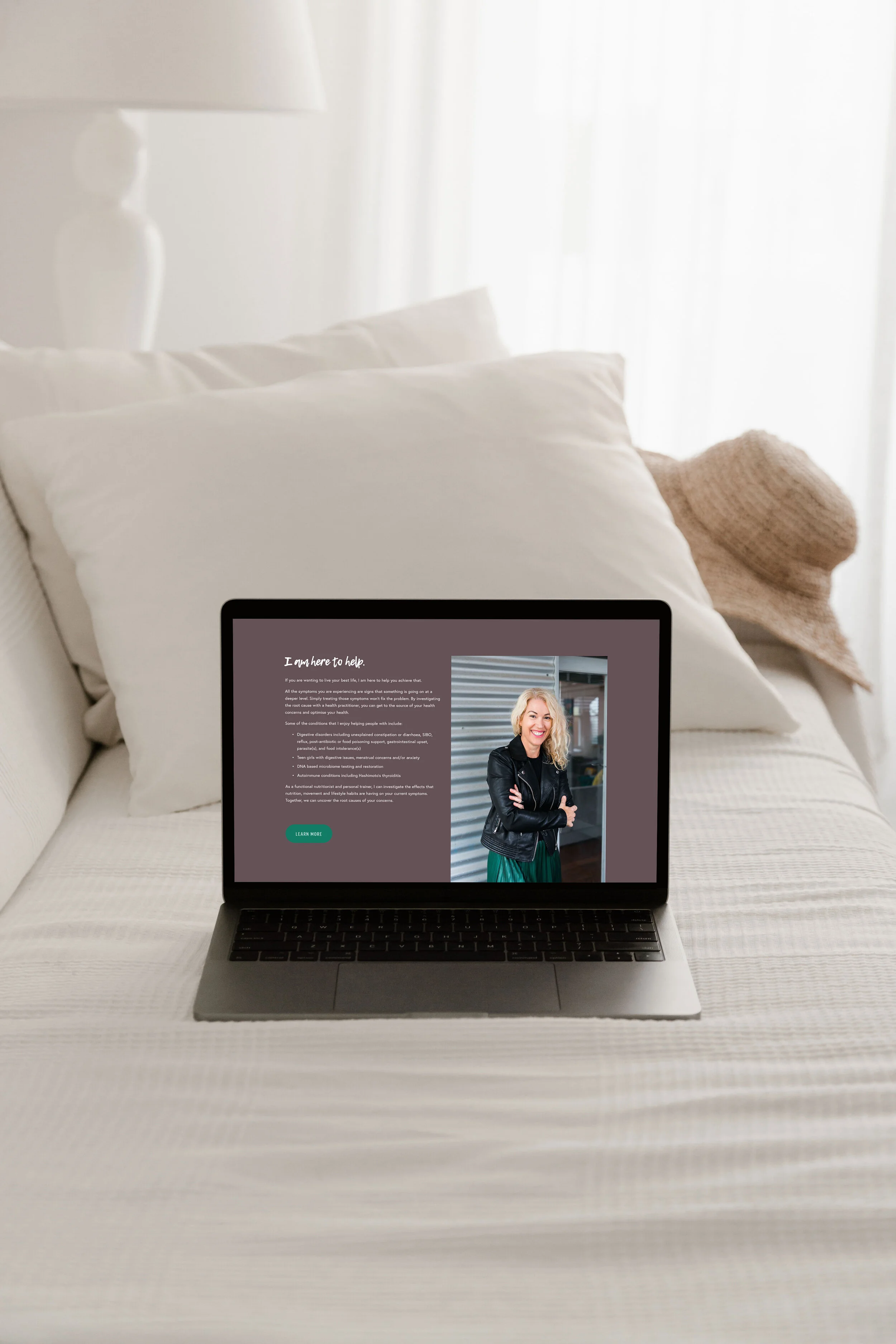 Bek Di Mauro Personal Trainer Website Design