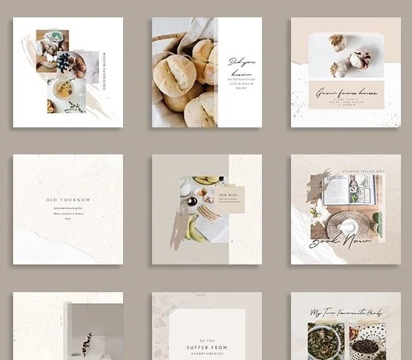 branded social media Canva templates Tech For Pracs health practitioners